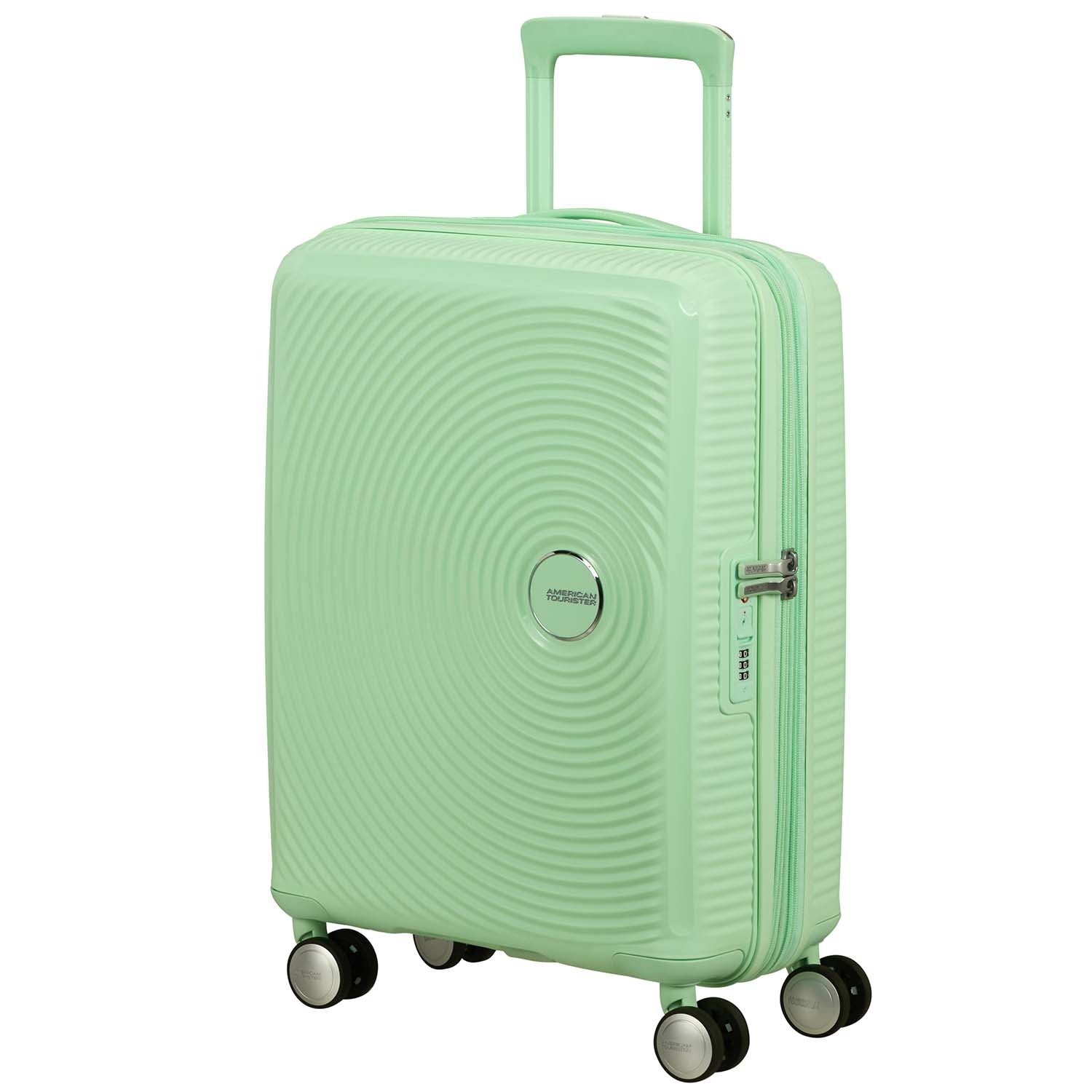 Carry-On Suitcase 55cm, Pastel Green, Hard Shell