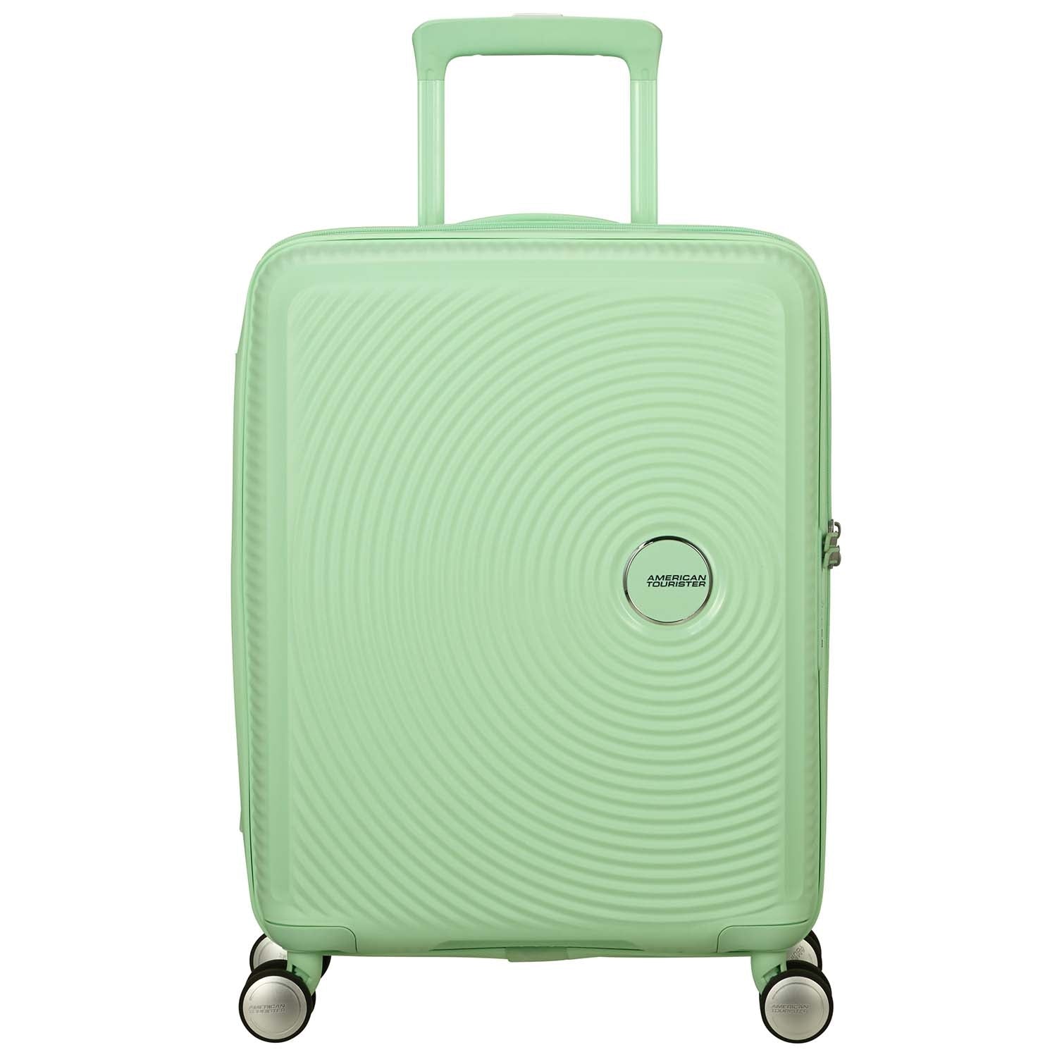 Carry-On Suitcase 55cm, Pastel Green, Hard Shell