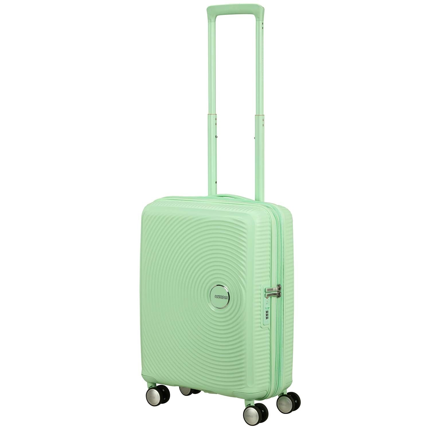 Carry-On Suitcase 55cm, Pastel Green, Hard Shell
