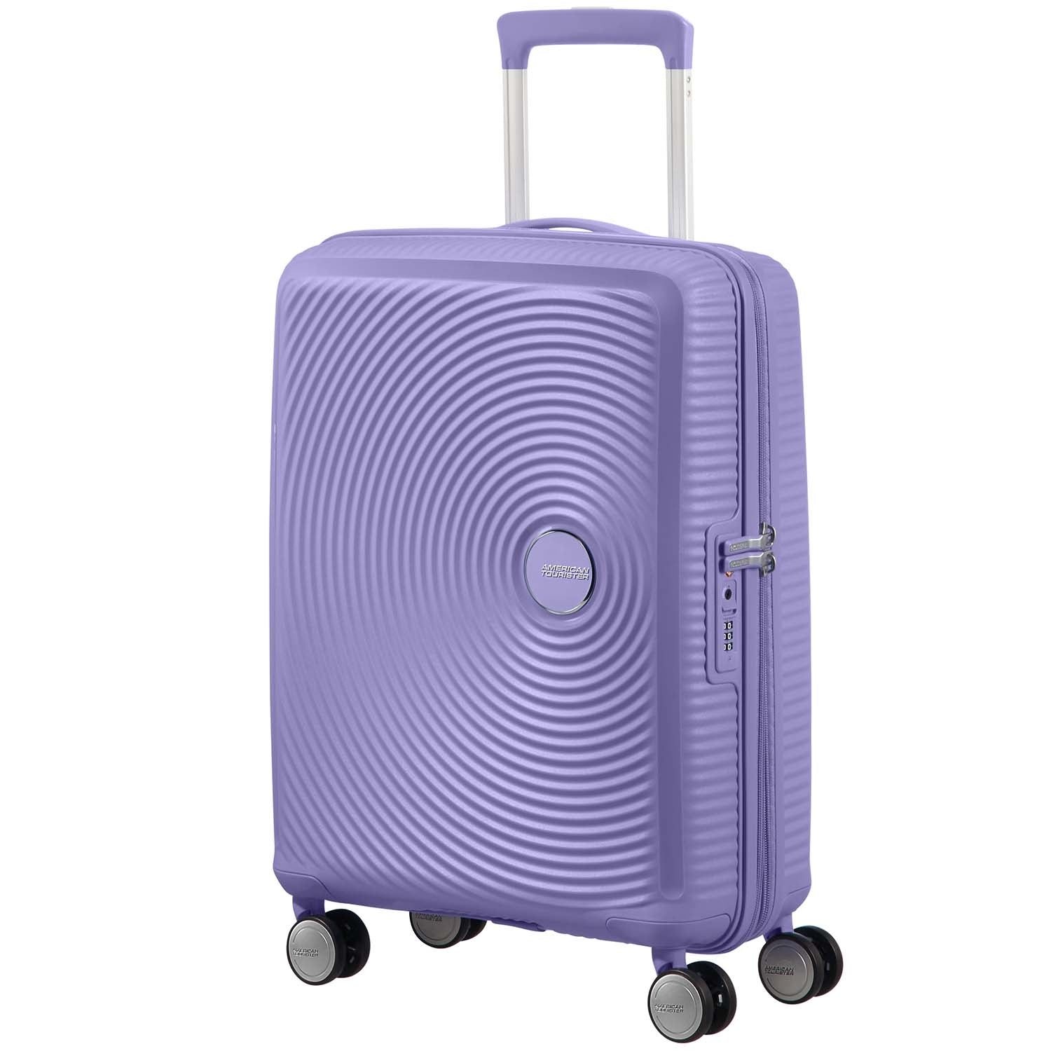 Carry-On Suitcase, Expandable, 55cm, Lavender
