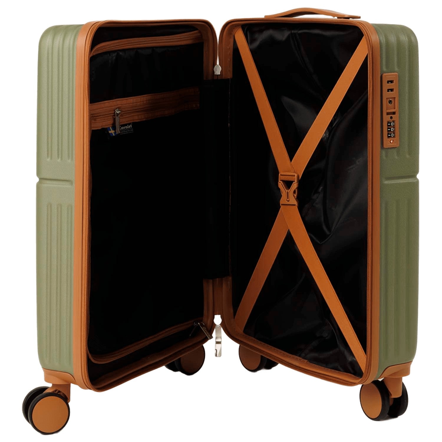 Carry-On Suitcase, Pistachio Green, Compact Size