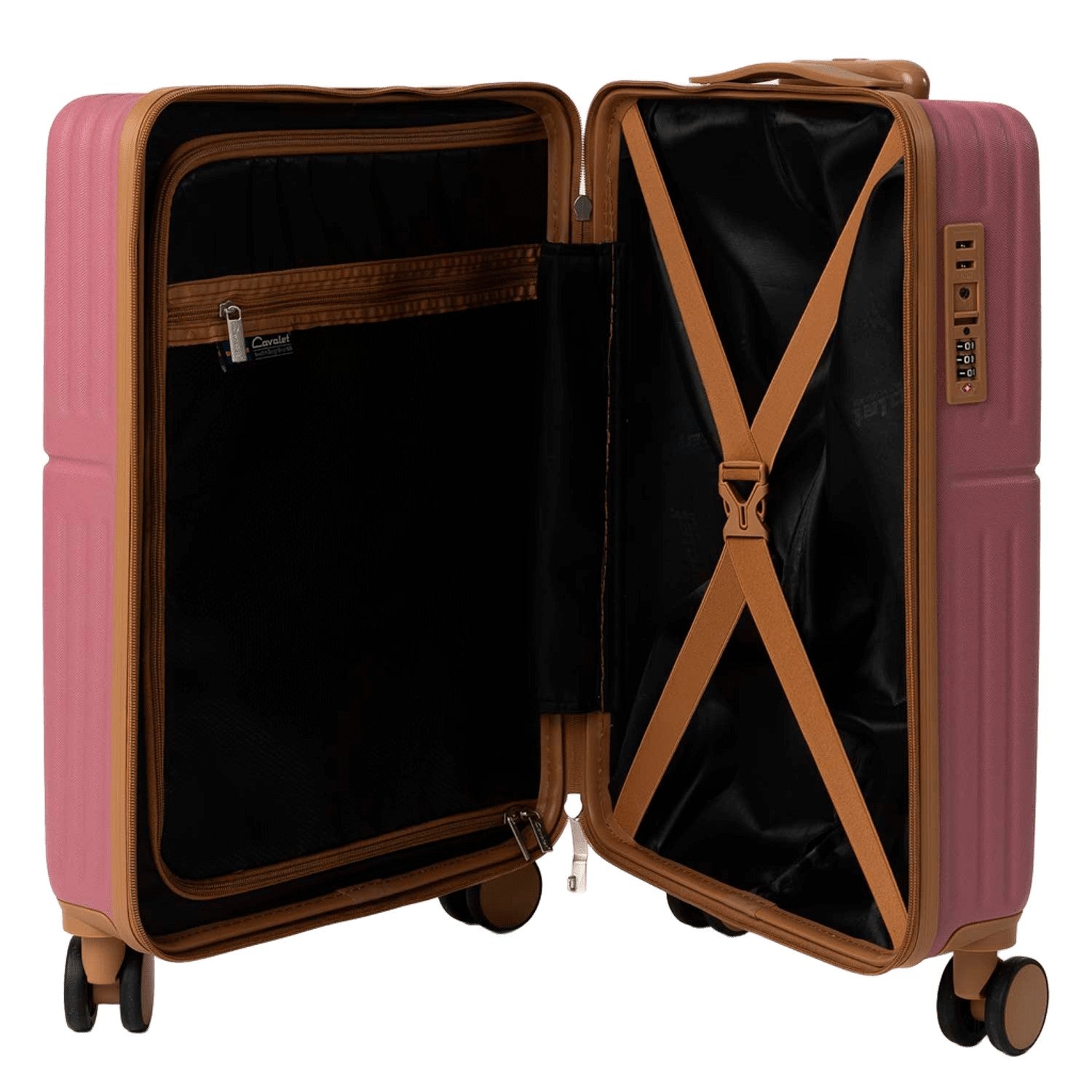 Carry-On Suitcase, Watermelon Pink, 20-Inch