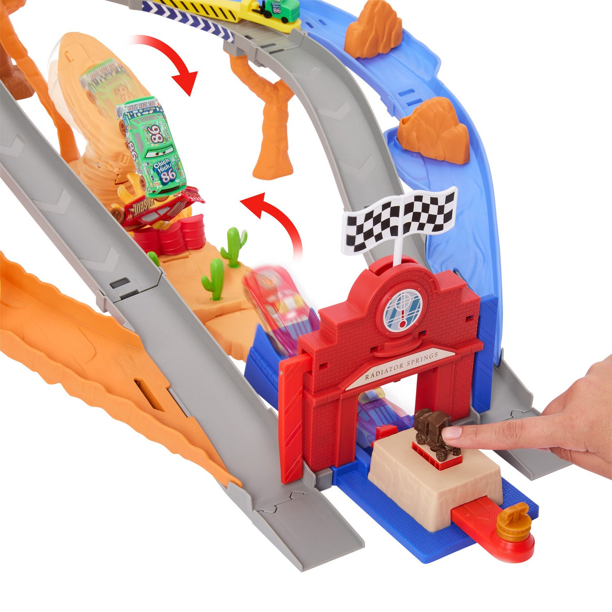 Cars Race & Rescue Playset with Lightning & Friends