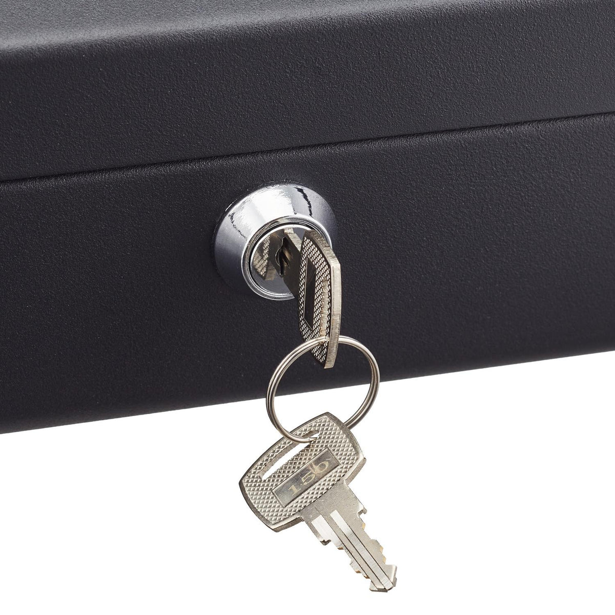 Cash box with 2 keys