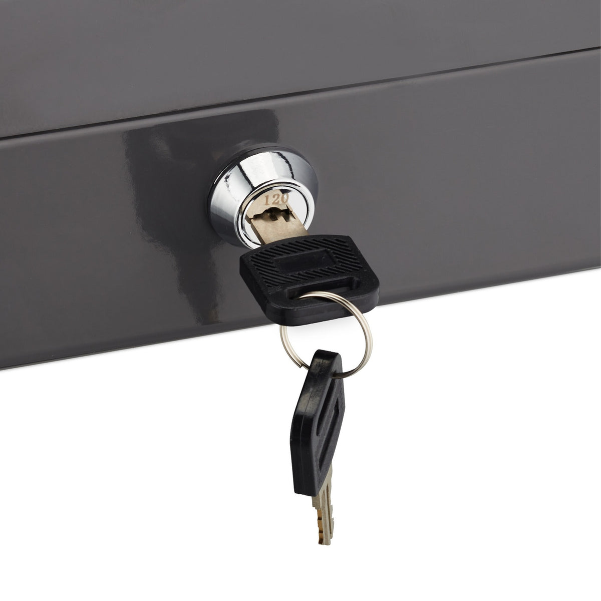 Cash box with 2 keys