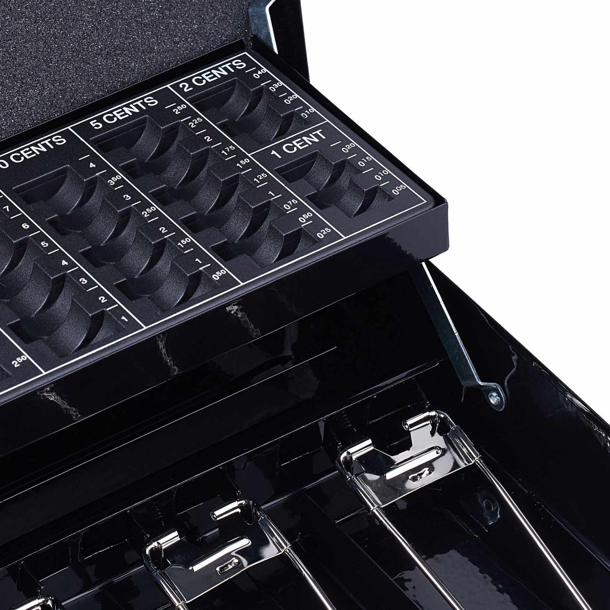 Cash drawer with coin counter