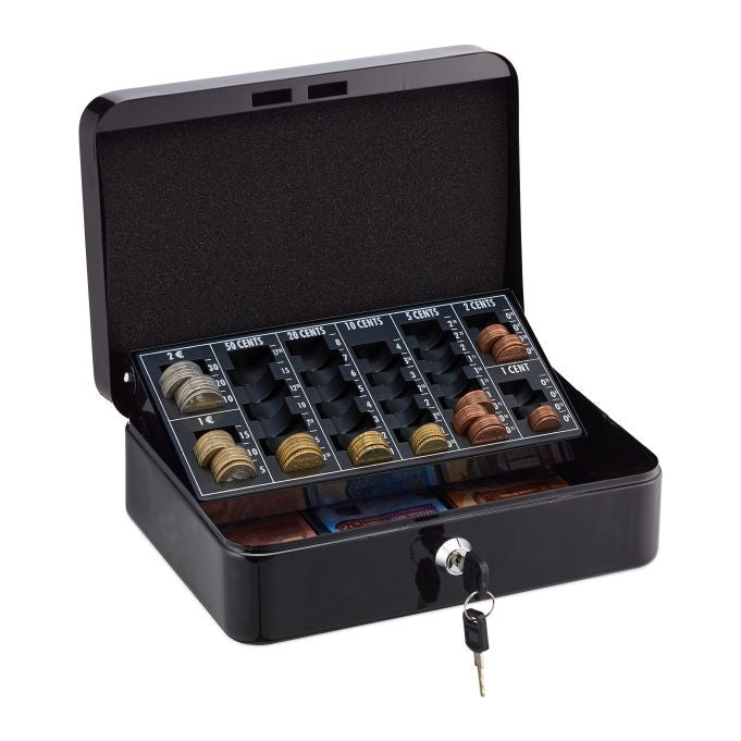 Cash drawer with coin counter