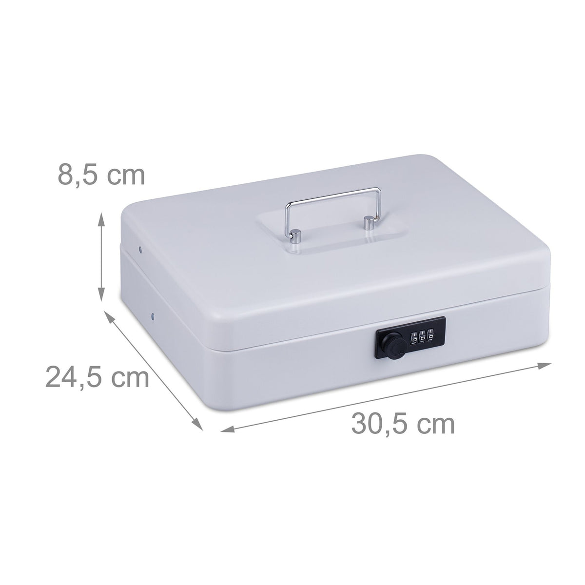 Cash drawer with number combination