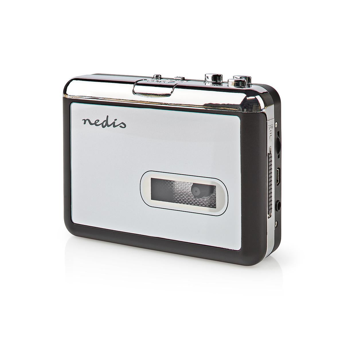 Cassette Converter | Portable | Connection output: 1x 3.5 mm / 1x Mini USB | Accessories: USB cable | Battery powered / USB power