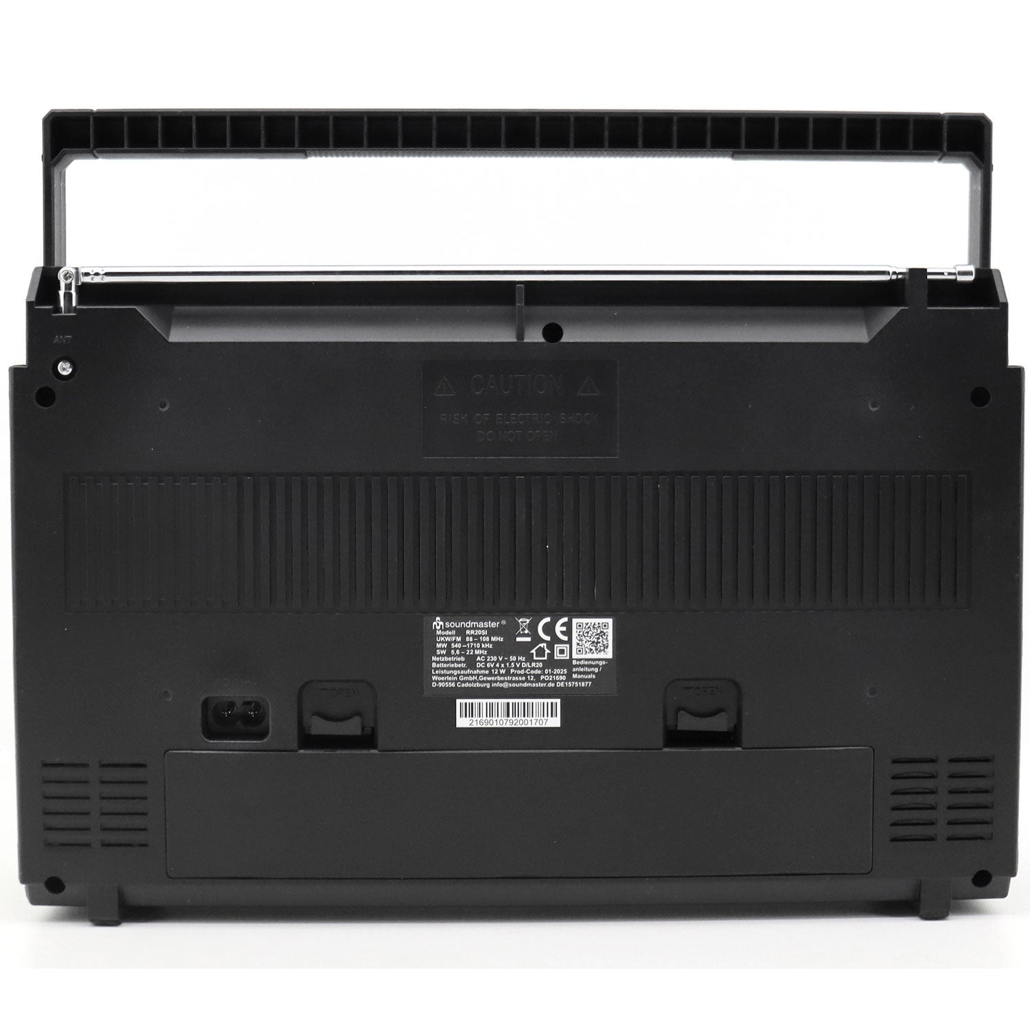 Cassette radio Mono Bluetooth RR20SI Silver