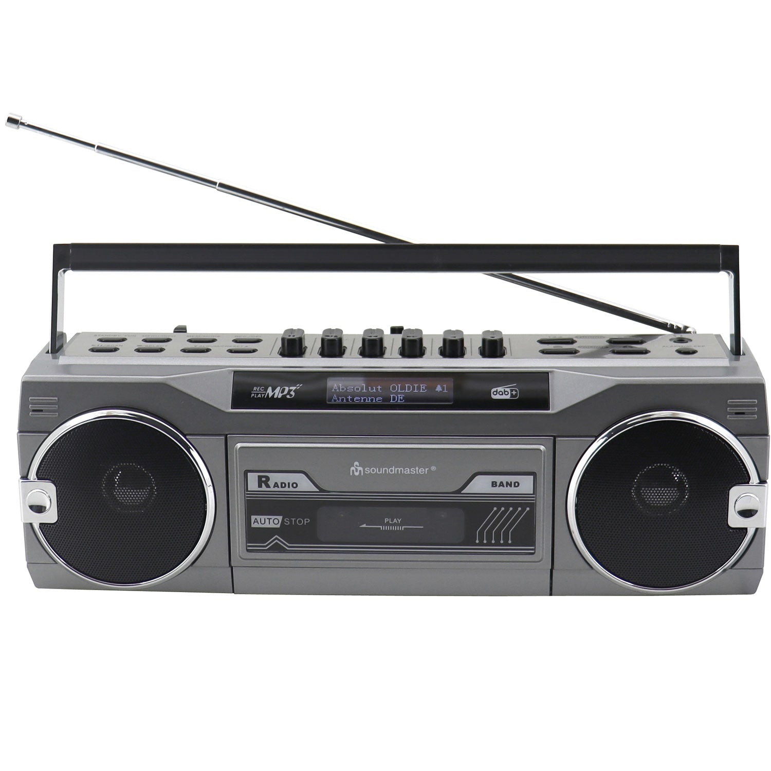 Cassette radio Stereo Bluetooth SRR80TI Silver