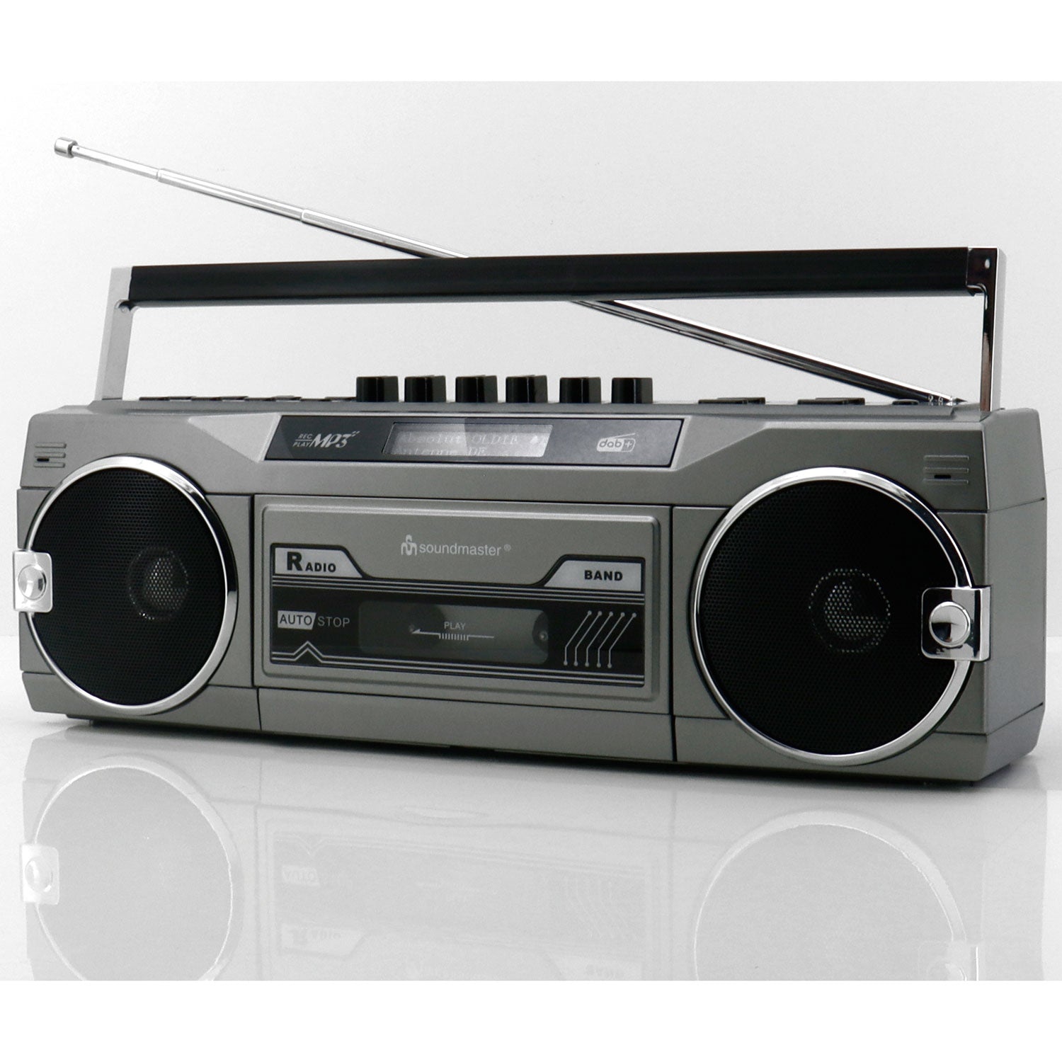 Cassette radio Stereo Bluetooth SRR80TI Silver