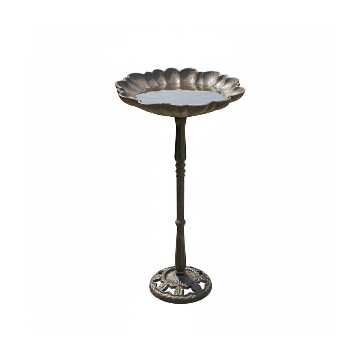 Cast Iron Bird Bath – Standing, Frost-Resistant Basin