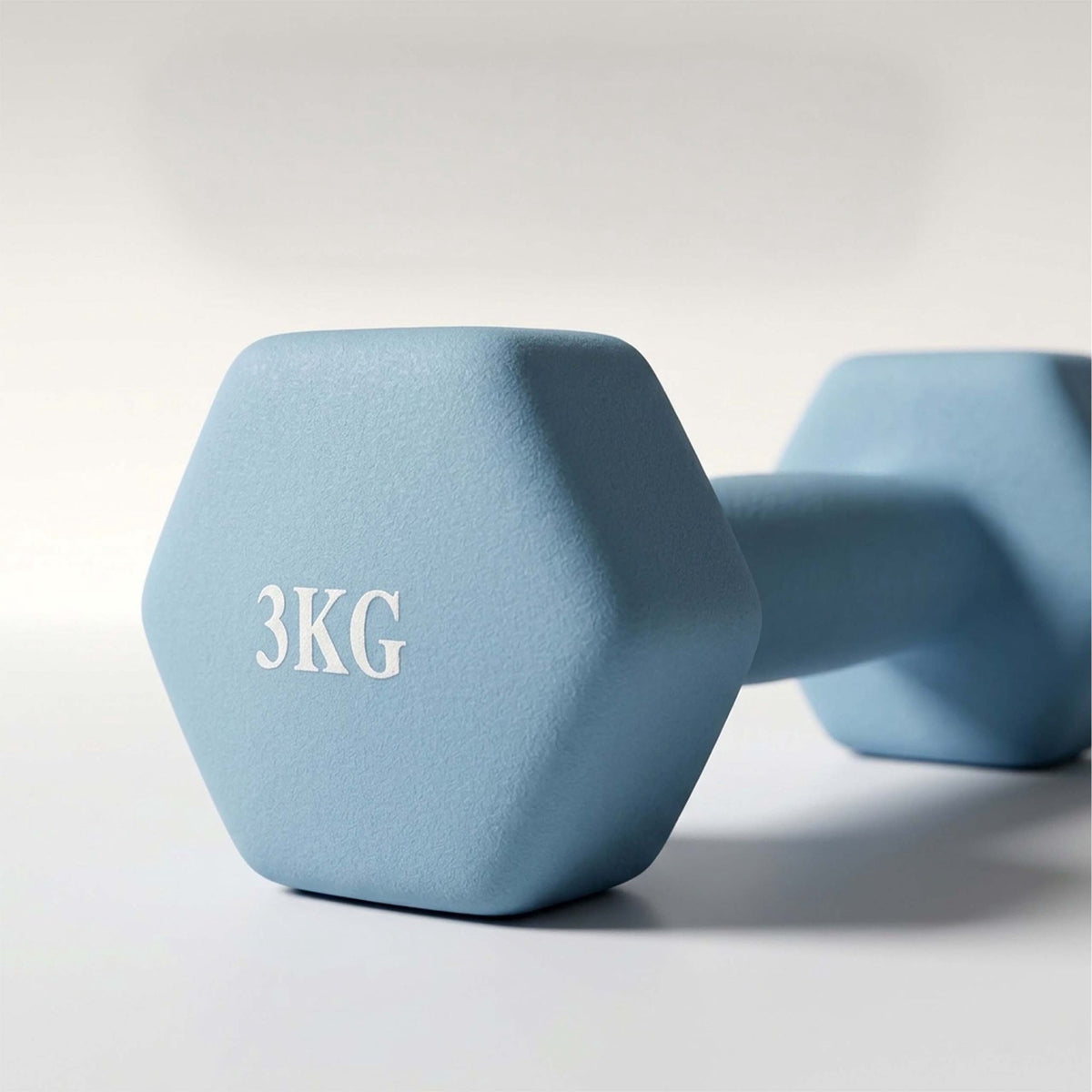 Cast Iron Dumbbells Pair, Ergonomic Grip, 1-5kg