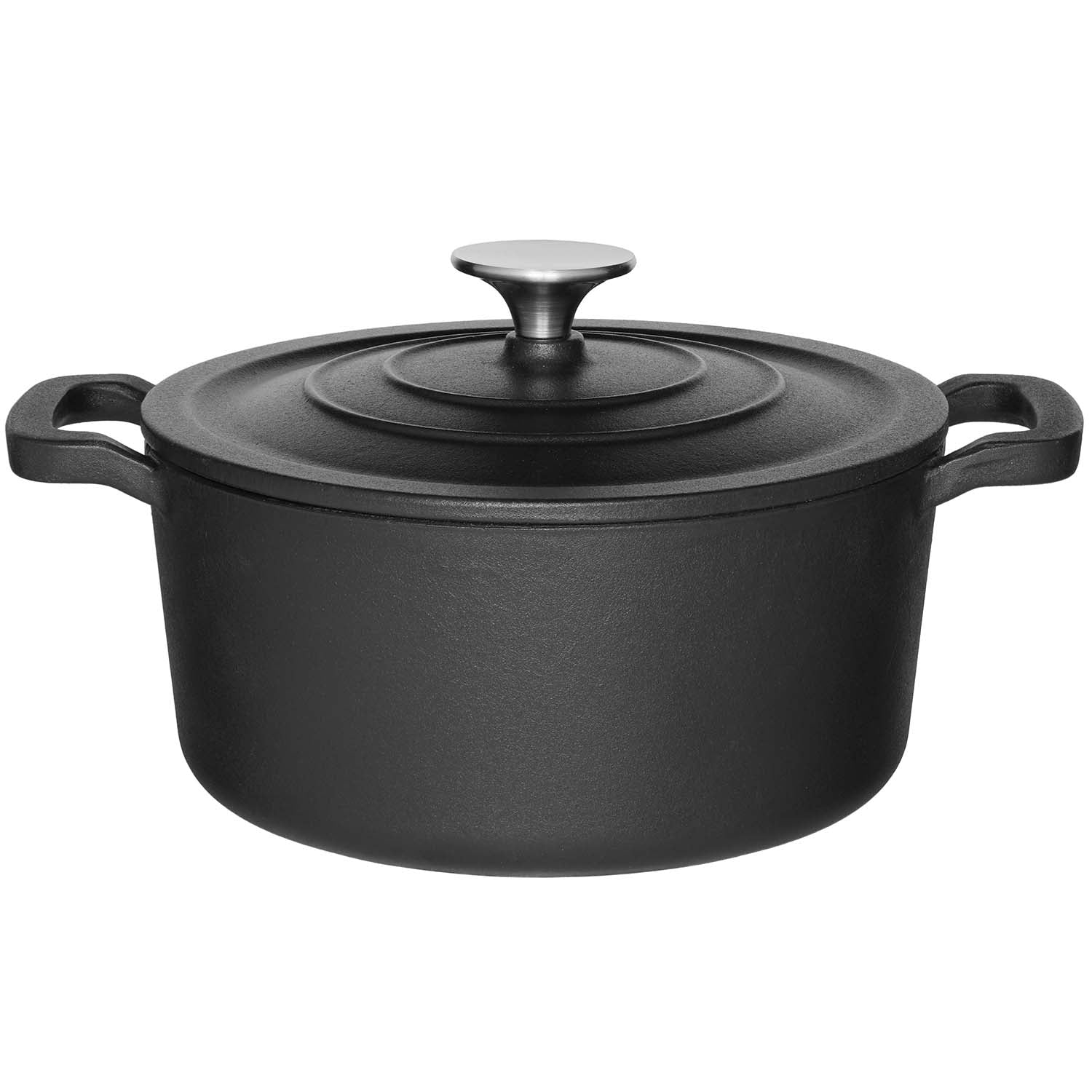 Cast Iron Dutch Oven with Lid, 3.3 L Capacity