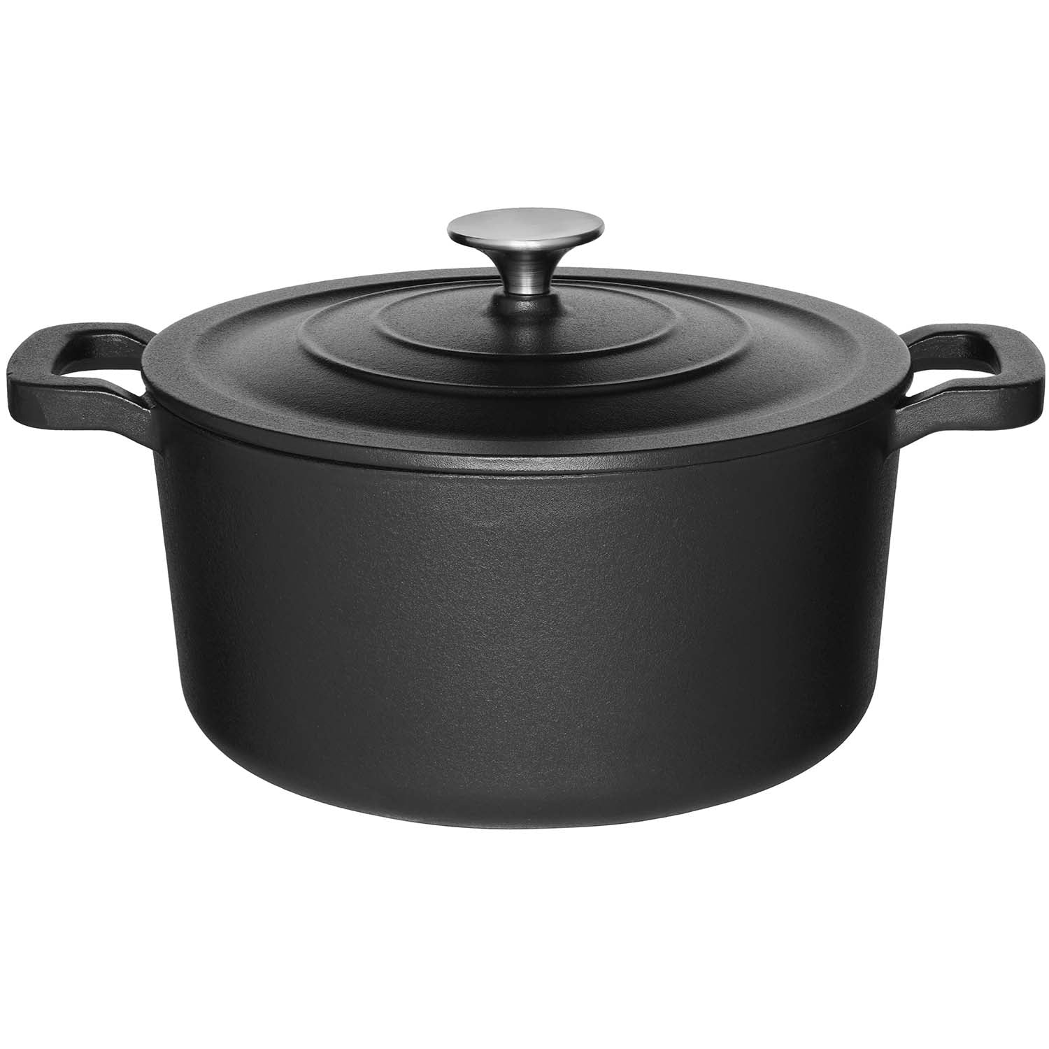 Cast Iron Dutch Oven with Lid, 5.2 L Capacity