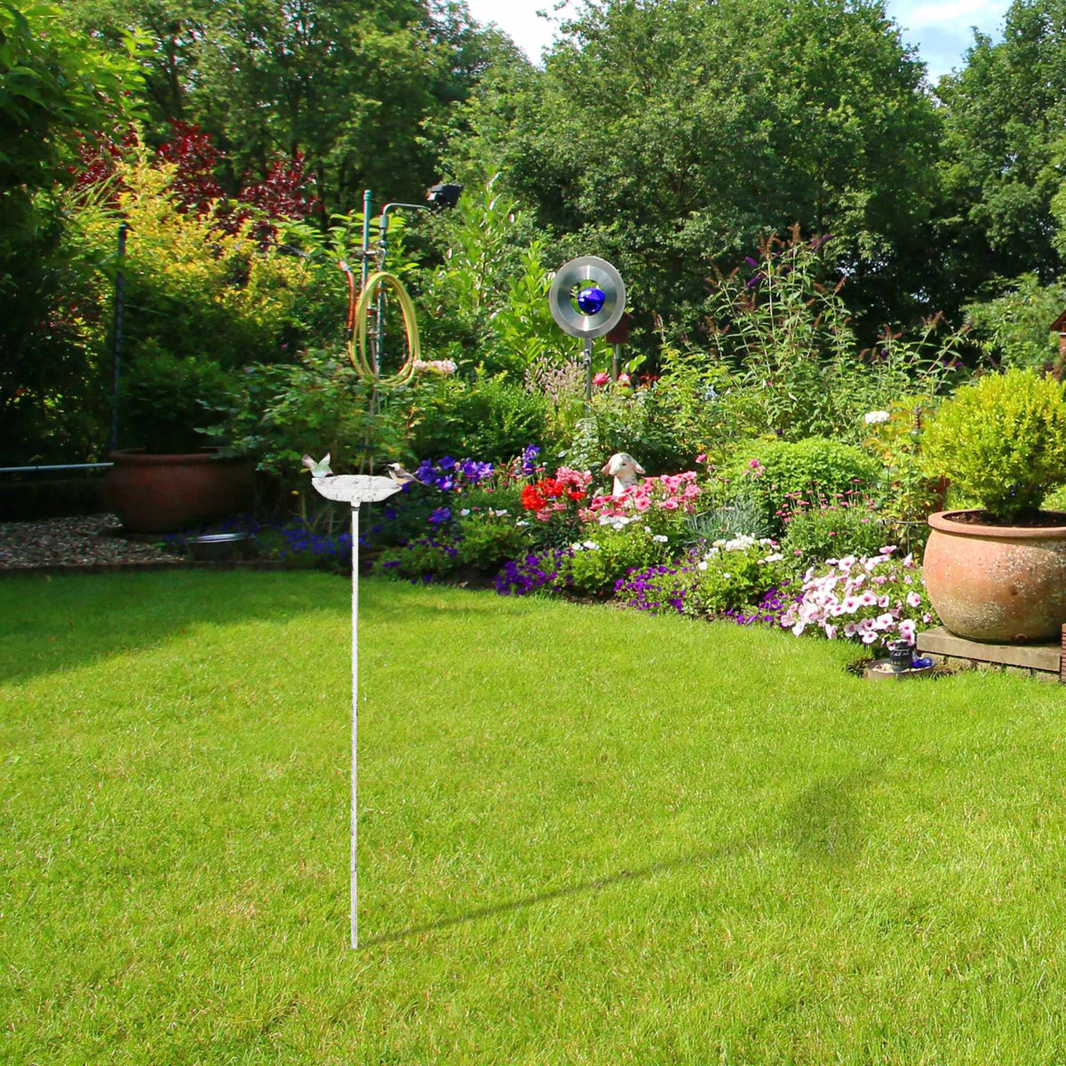 Cast iron bird bath