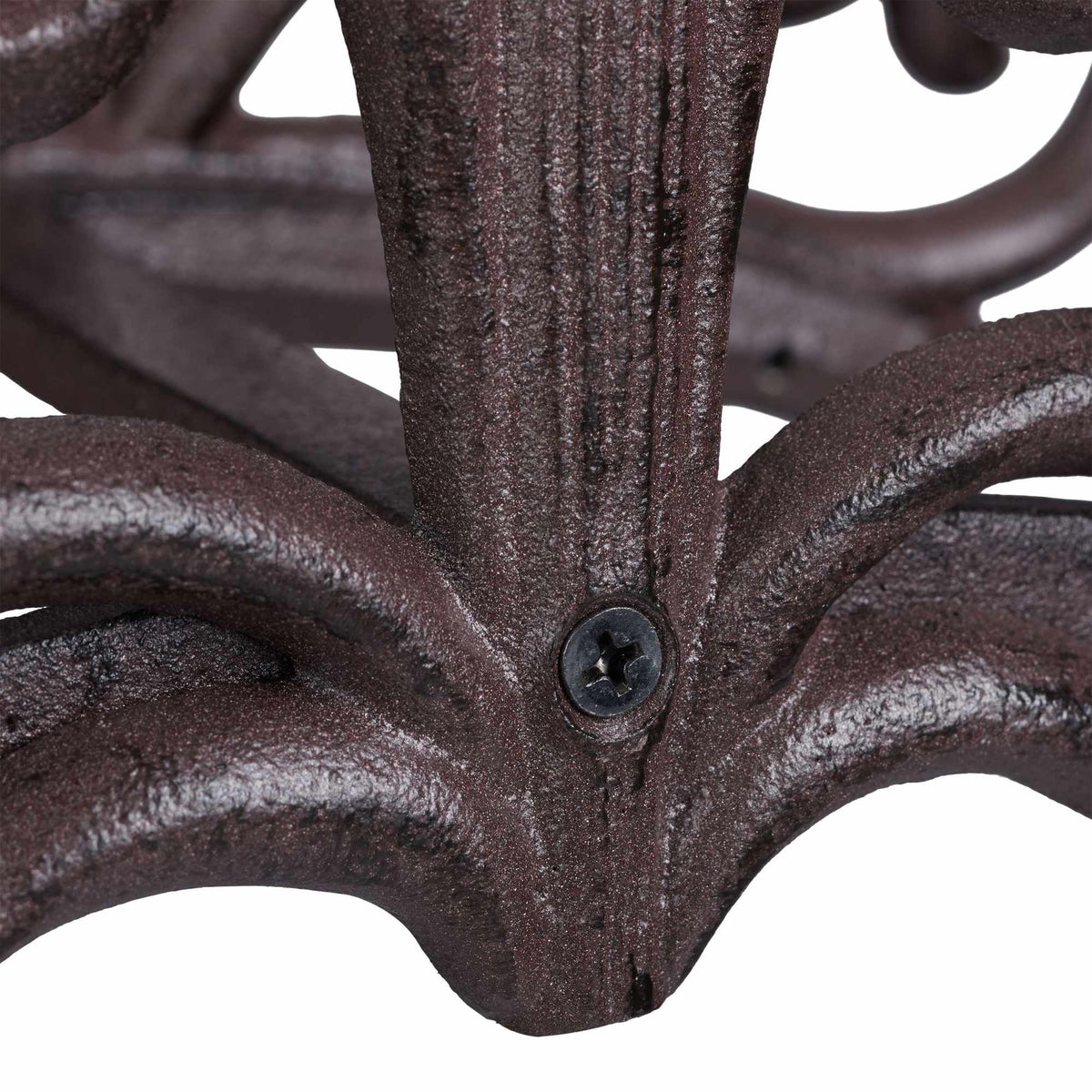 Cast iron hose holder for wall