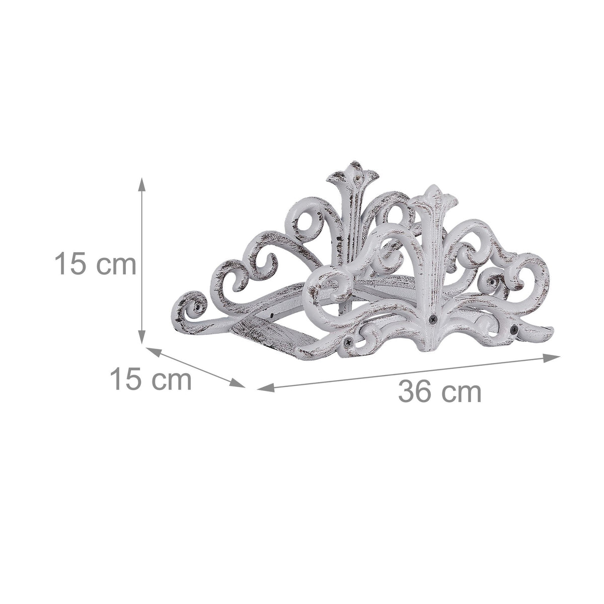 Cast iron hose holder for wall