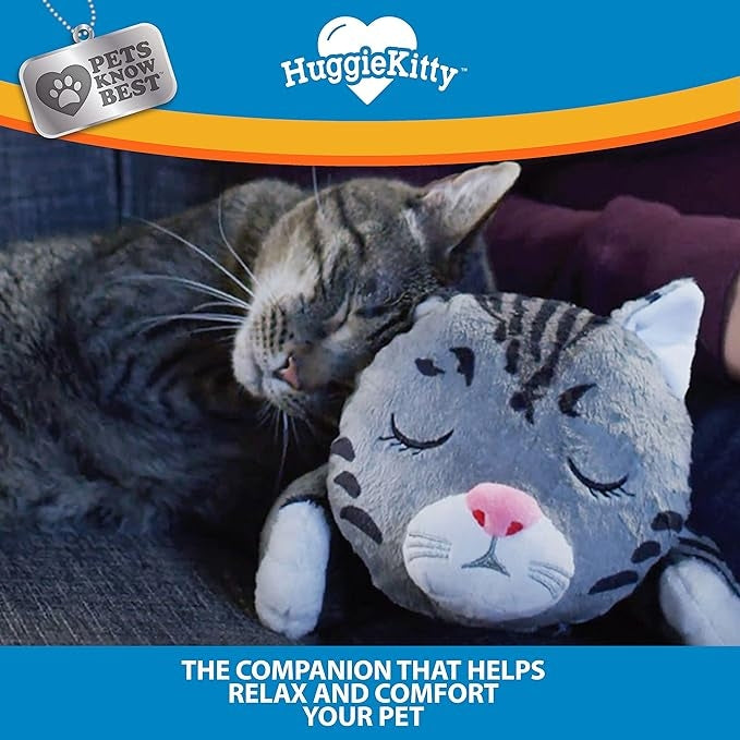 Cat Comfort Plush with Heartbeat & Heat Pack