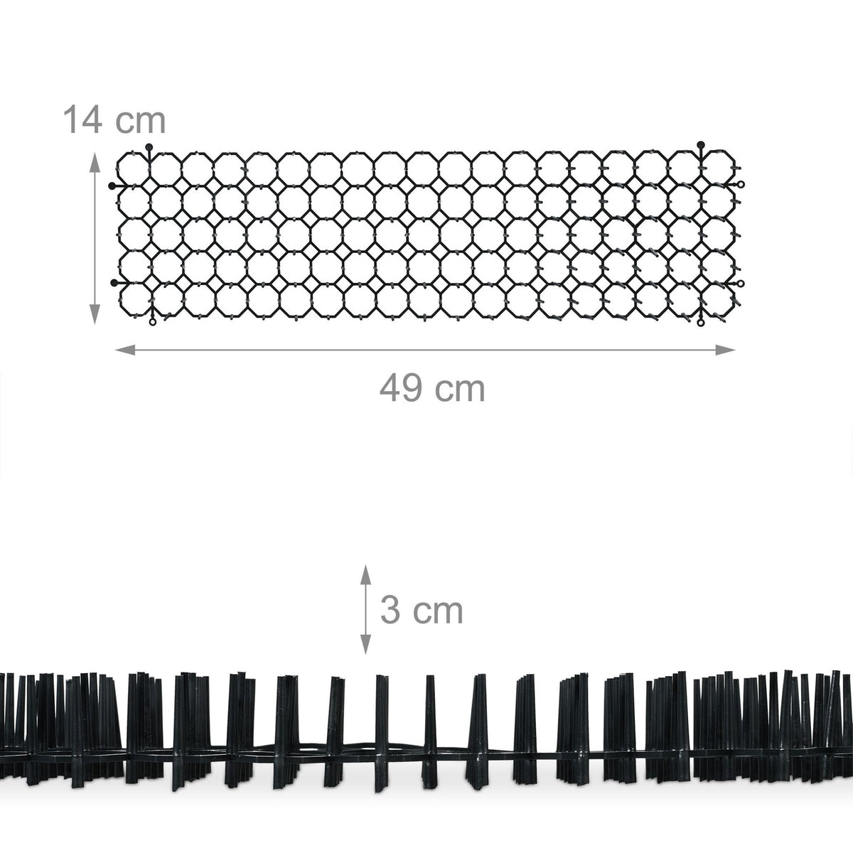 Cat Repellent Spike Mats, Set of 6 for Garden Use