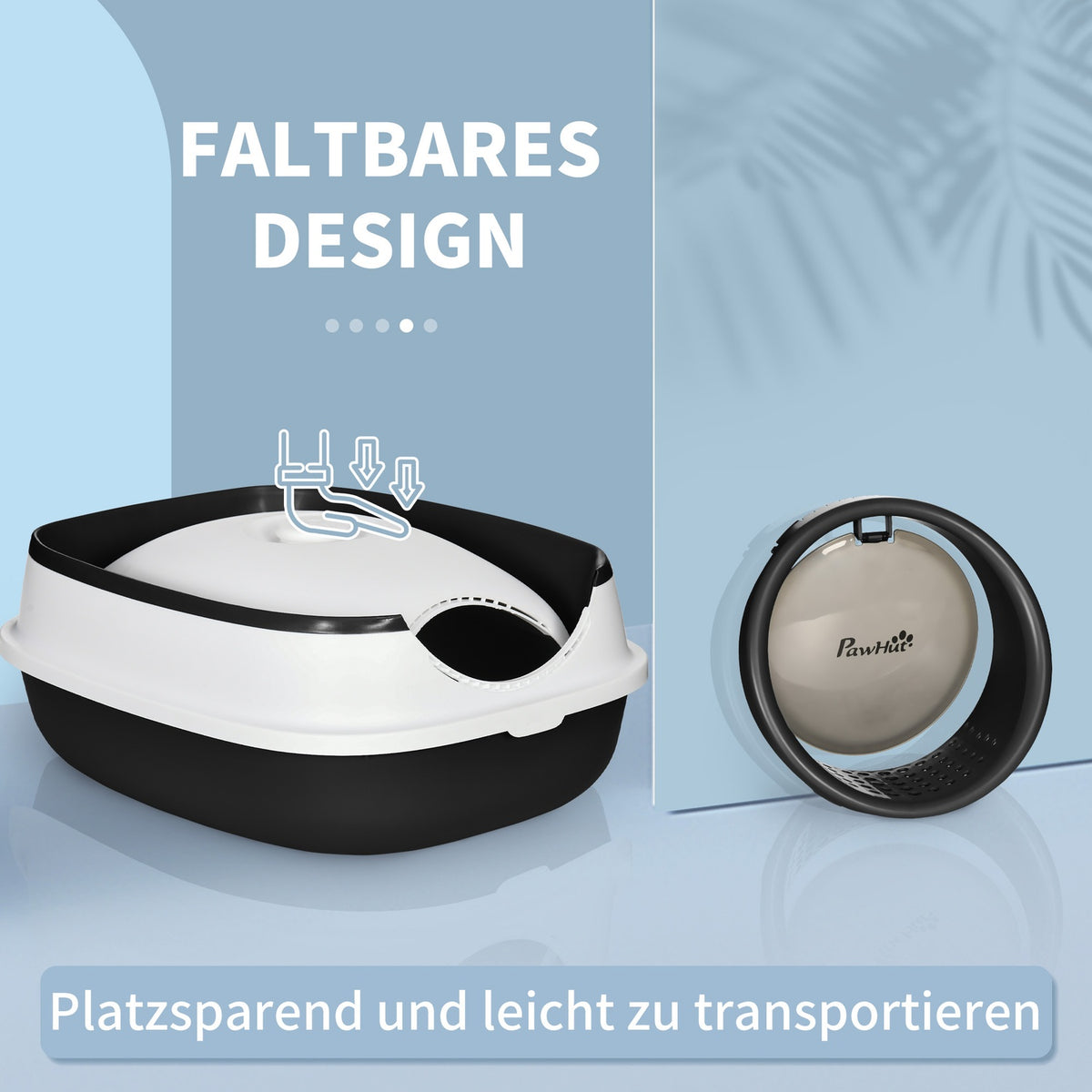 Cat Toilet Lid Cat Toilet Deodorant Floor Grid Litter Scoop Large Interior Up To 5Kg White + Black 52X41X38Cm