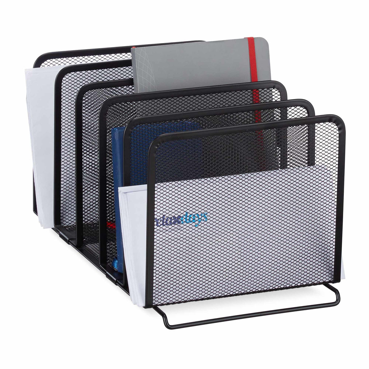 Catalog collector in metal with 5 compartments