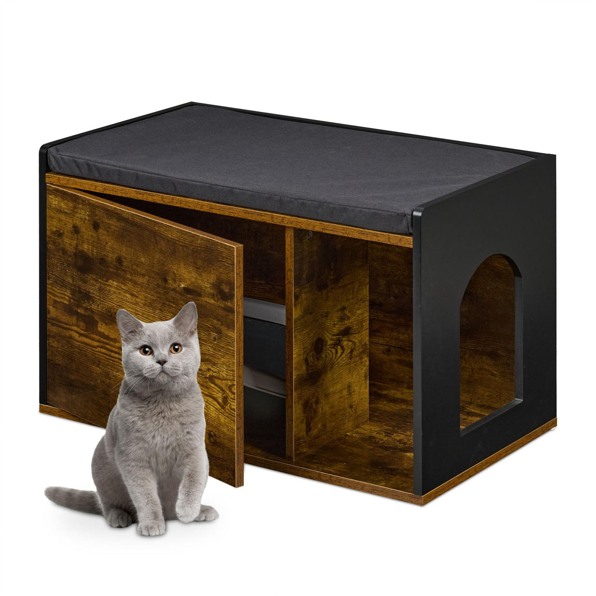 Cat cabinet in industrial design