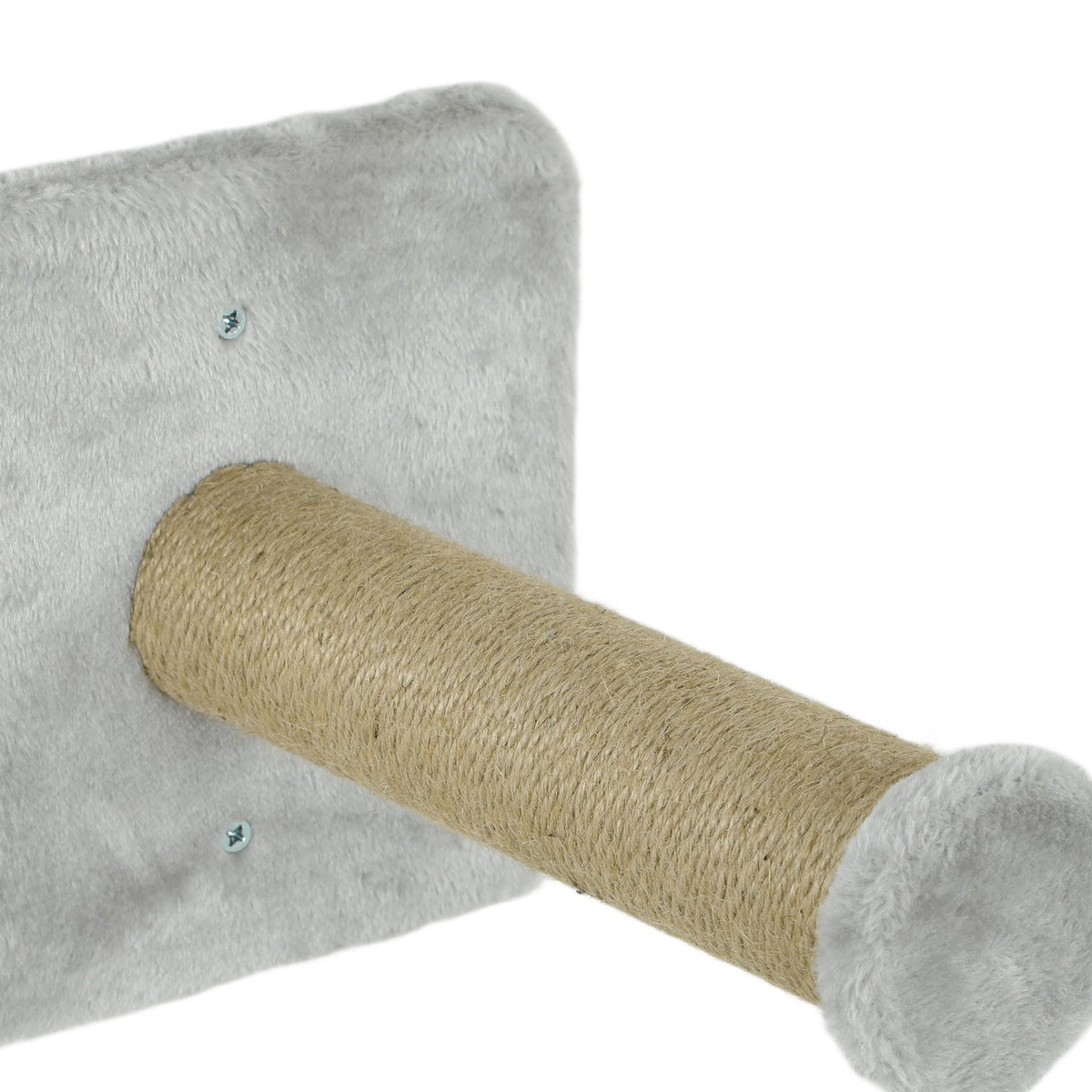Cat climbing wall 5 pieces. Climbing cat scratching post with scratching posts, hammock, jumping platform, wall scratching post, wall cat furniture for cats up to 5 kg, polyester, light gray