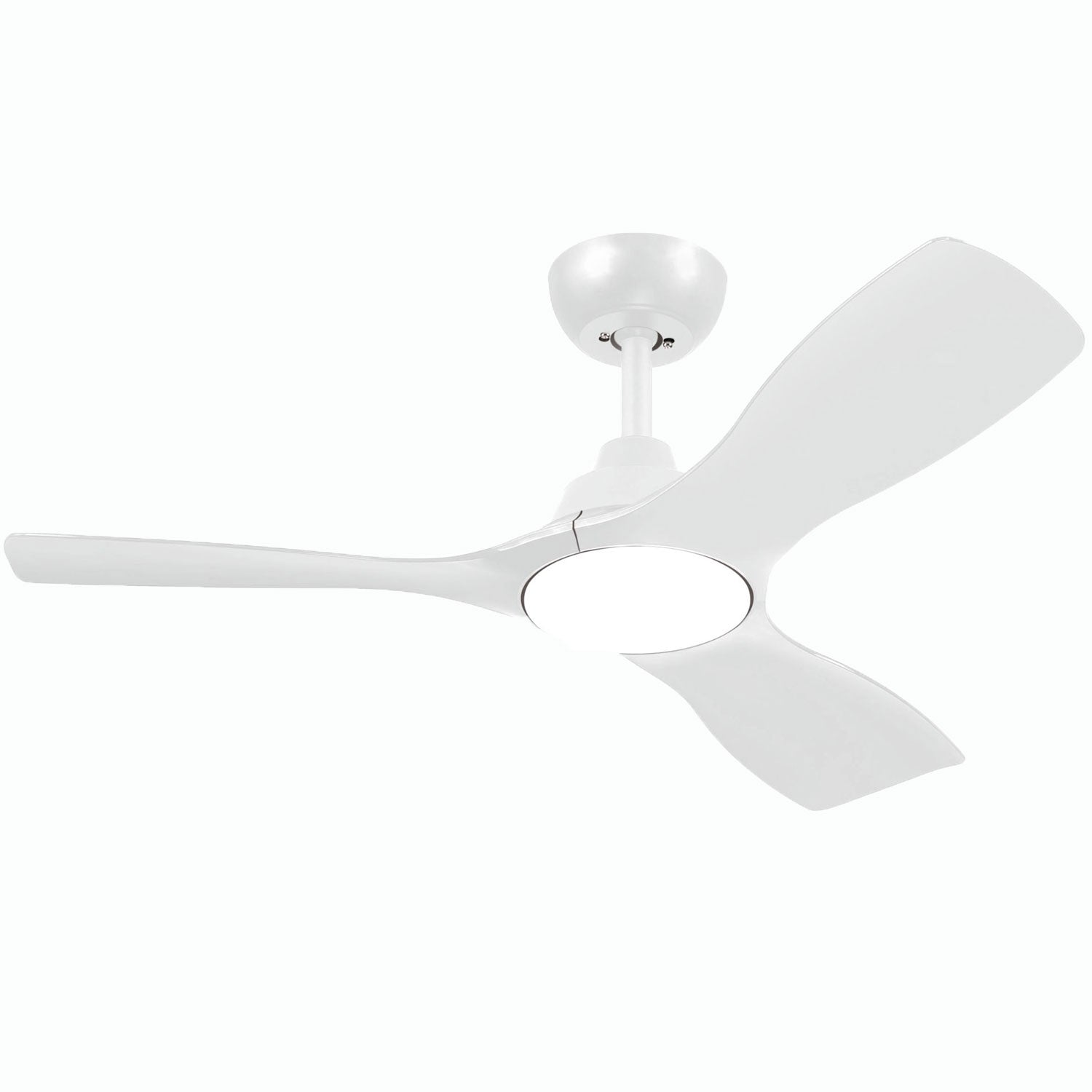 Ceiling Fan Light, Adjustable White LED, Ø106 cm, Remote-Controlled