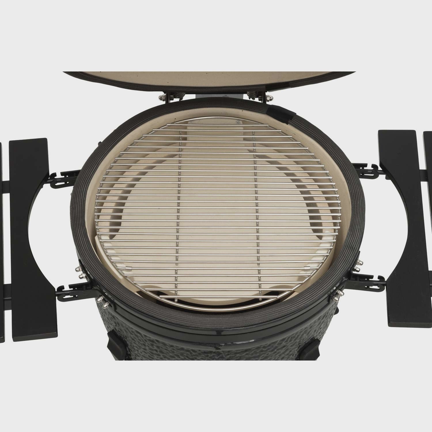 Ceramic Kamado Charcoal Grill, 23.5" Diameter, XL Size