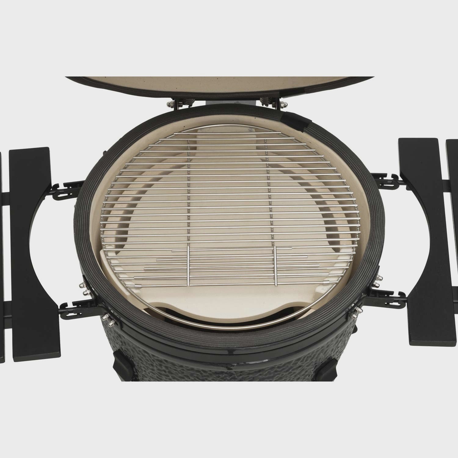Ceramic Kamado Charcoal Grill, 23.5" Diameter, XL Size