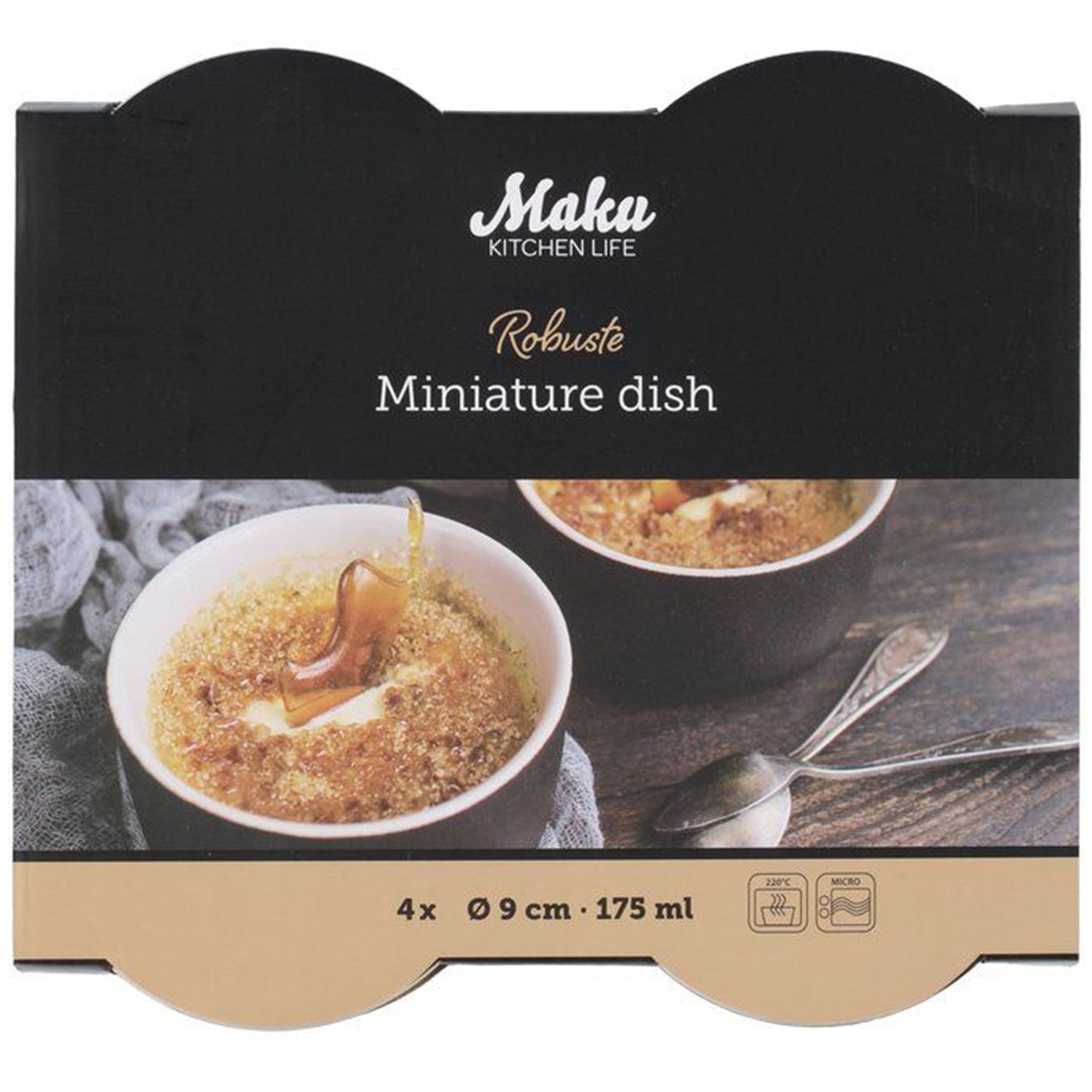 Ceramic Mini Molds, 4-Pack