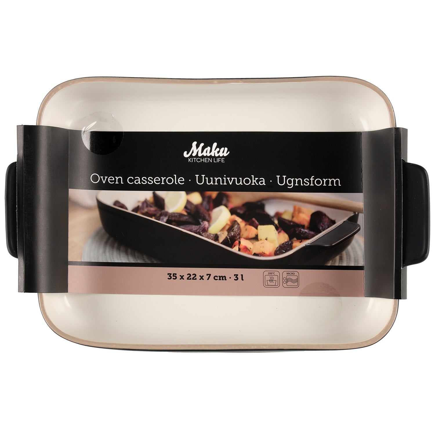 Ceramic Serving Bowl, 3 L Capacity