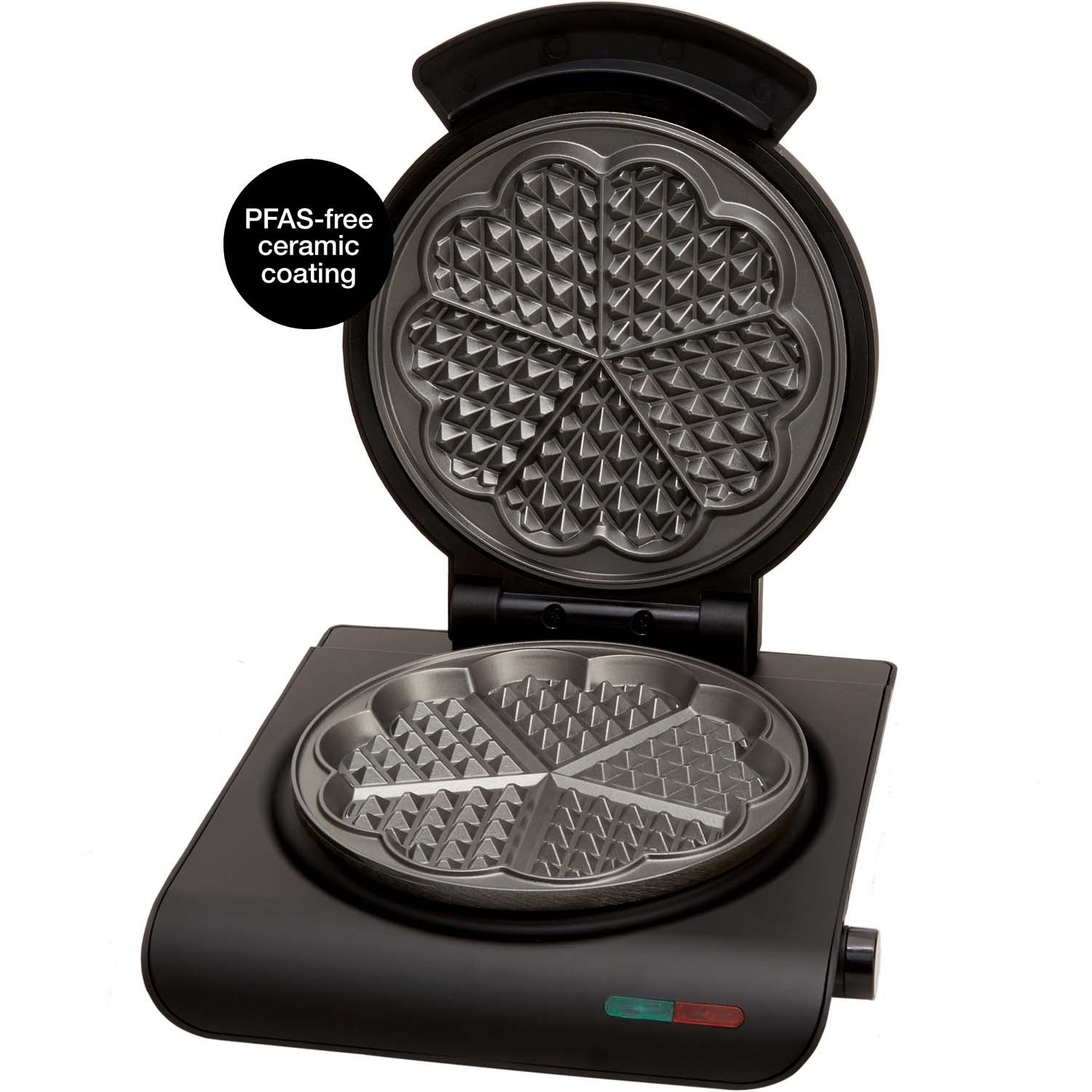 Ceramic Waffle Maker, Black