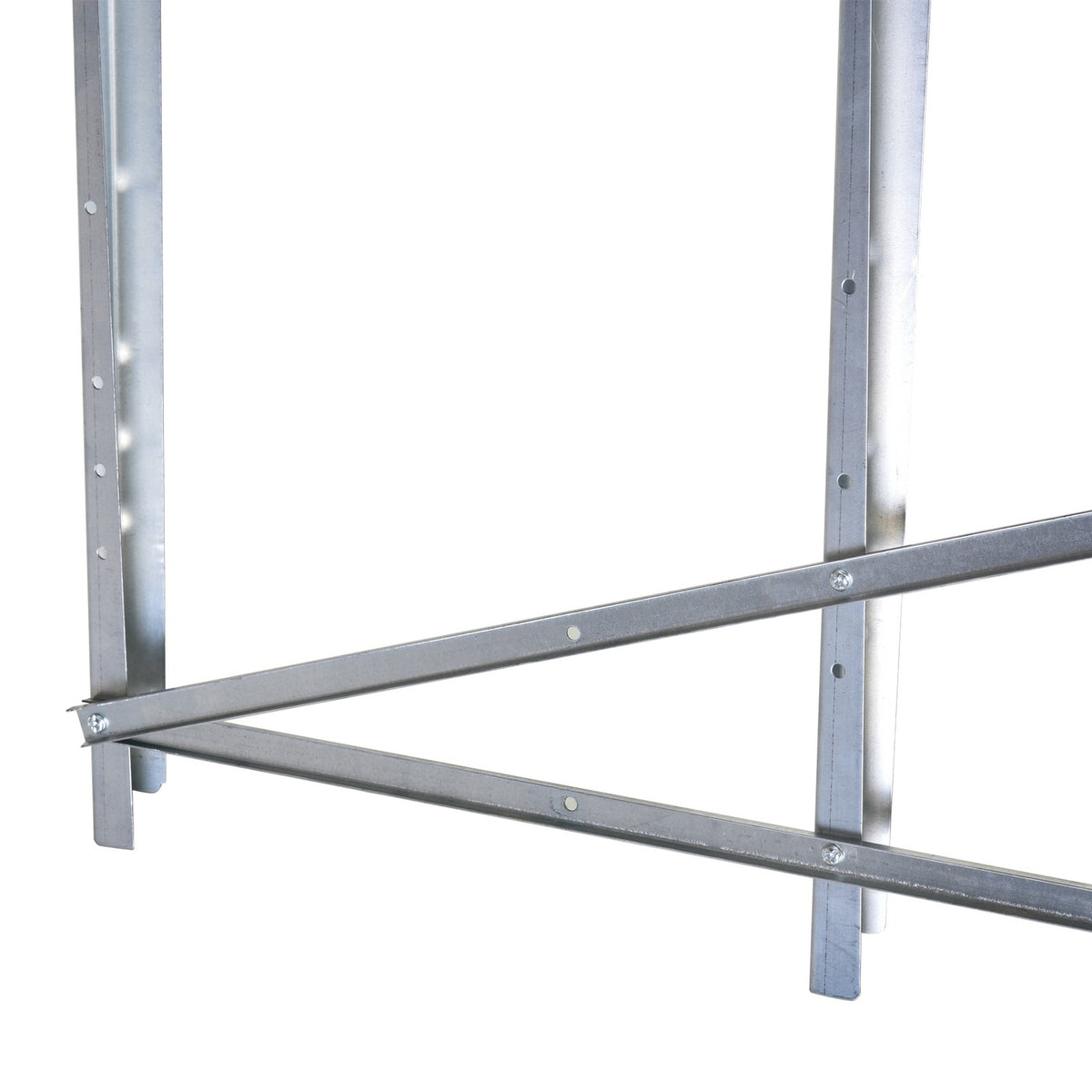 Chainsawhorse sawhorse foldable saw frame for firewood silver metal 83 x 83 x 79 cm