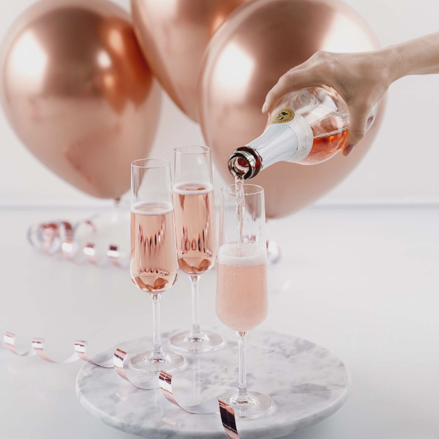 Champagne Glasses, 20.5 cl, Set of 2, Durable Glass