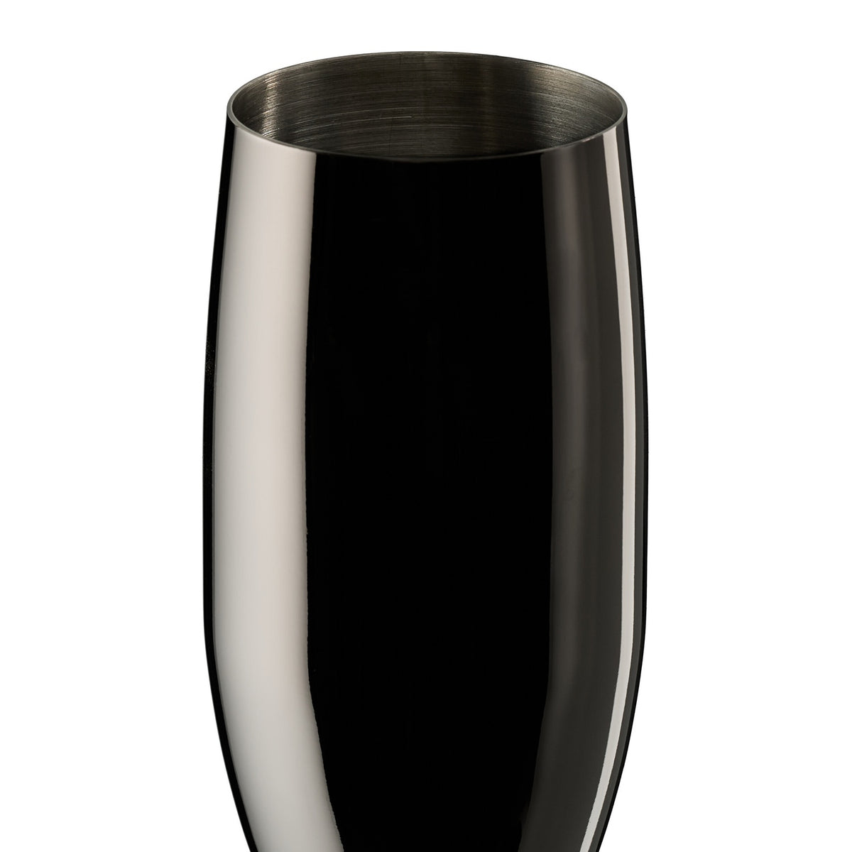 Champagne glasses in stainless steel, set of 4