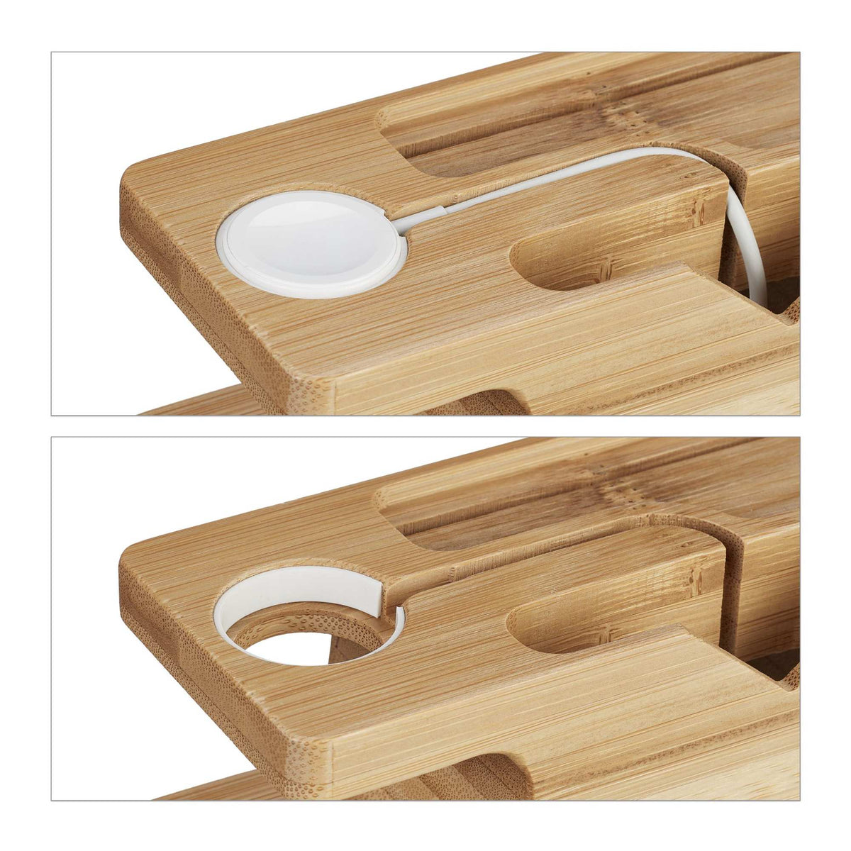 Charging station for smartphones and smart watches