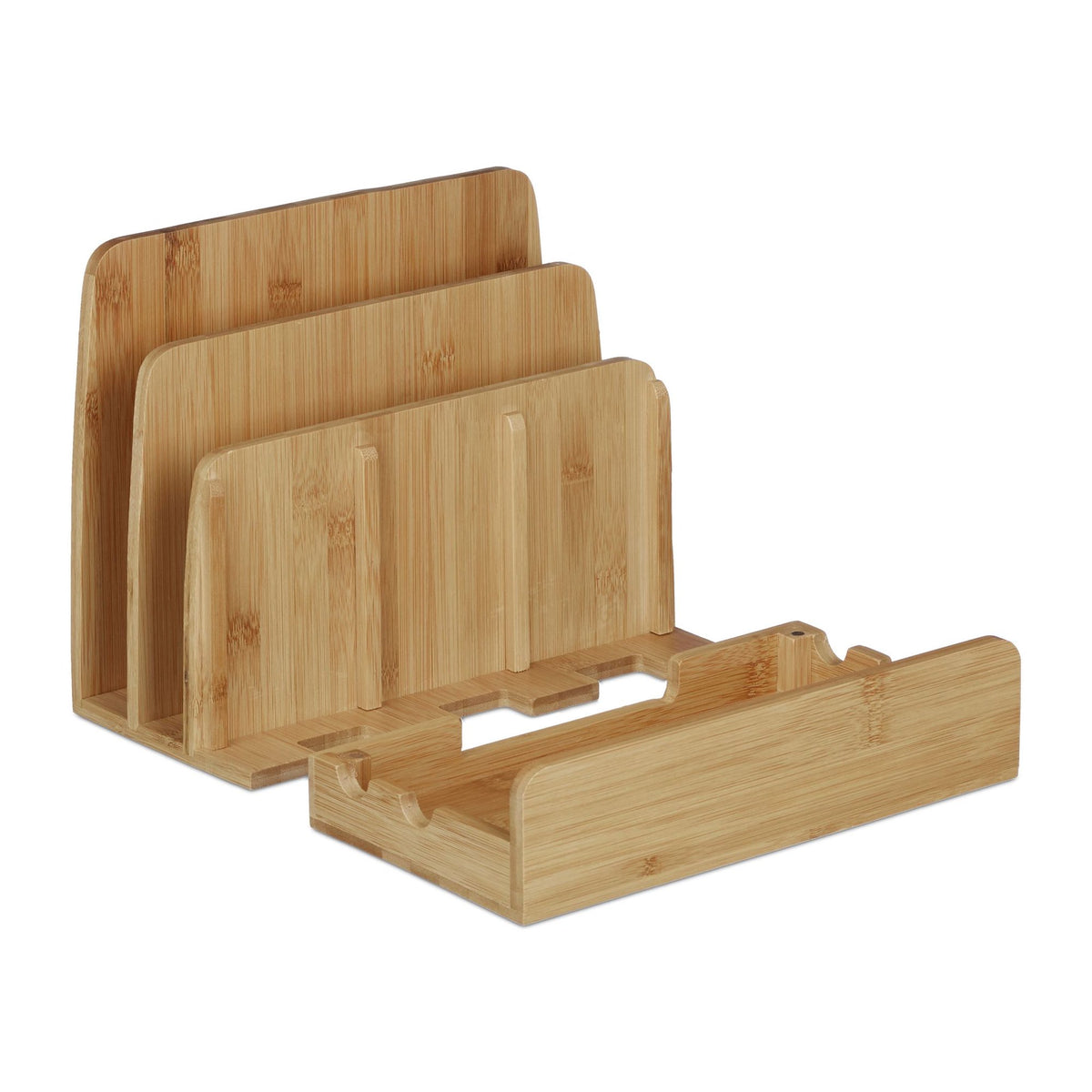 Charging station in bamboo