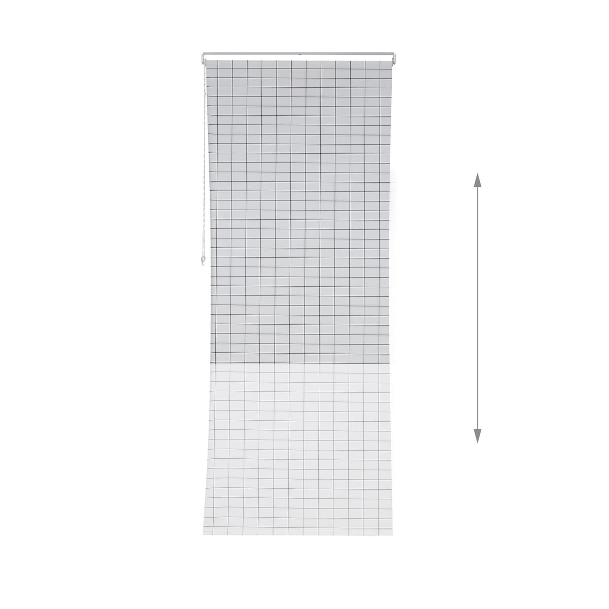 Checkered shower curtain