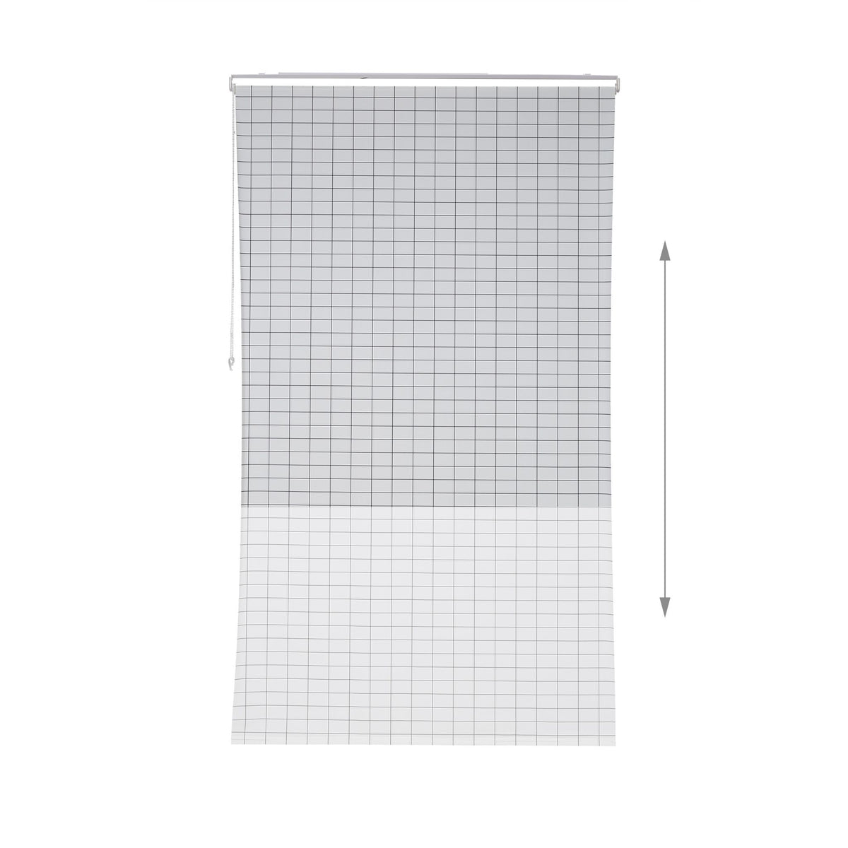 Checkered shower curtain