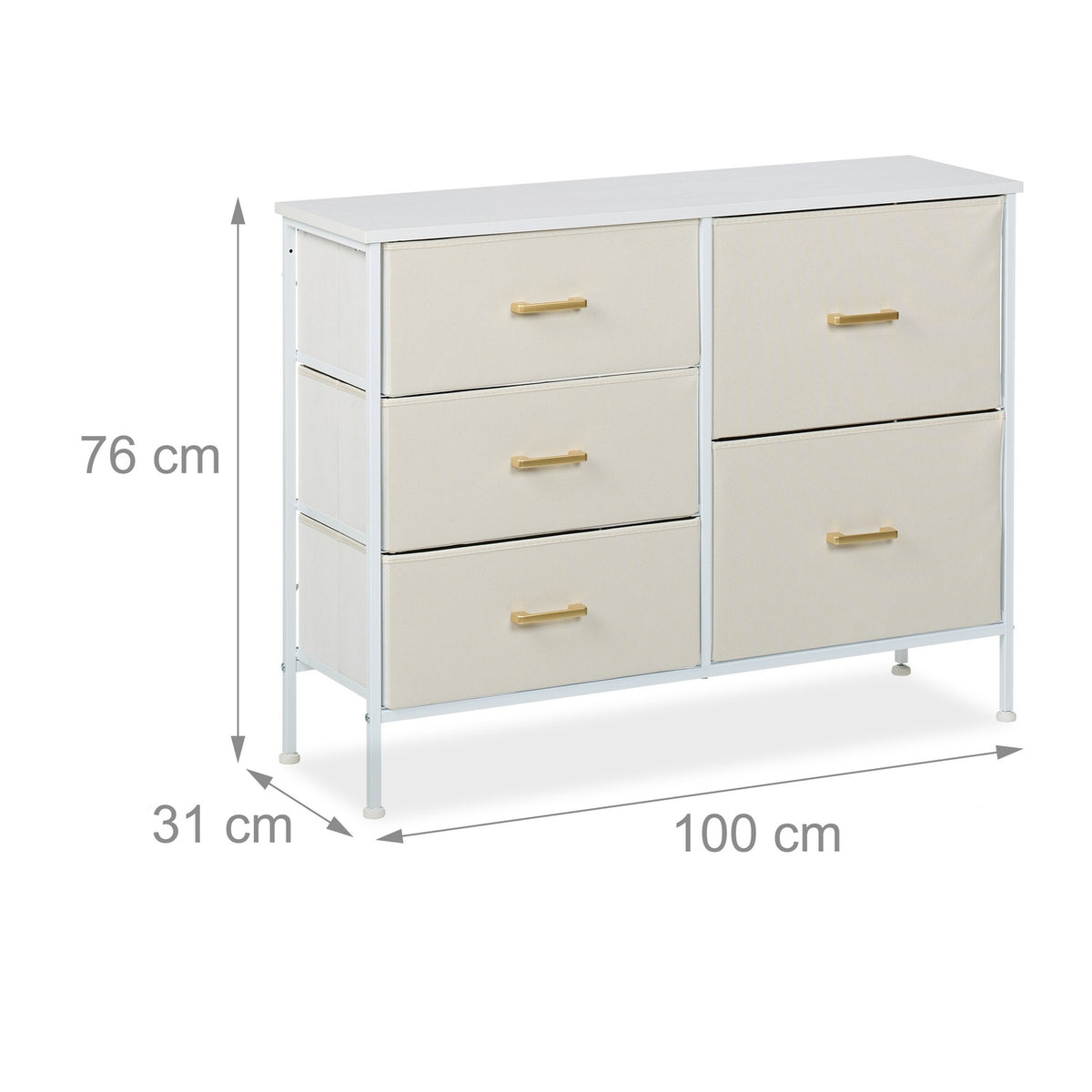Chest of 5 drawers
