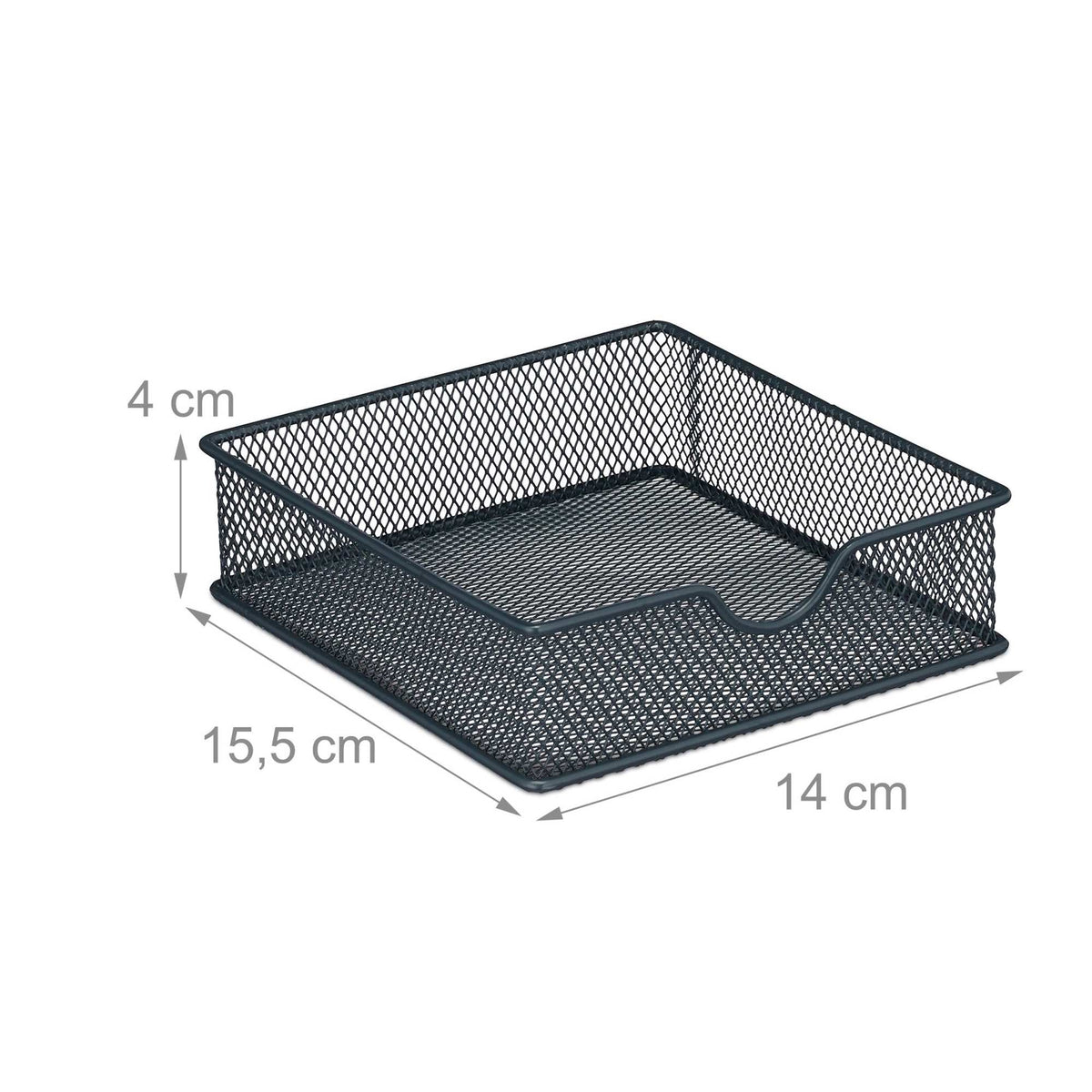 Chest of drawers with 3 compartments anthracite