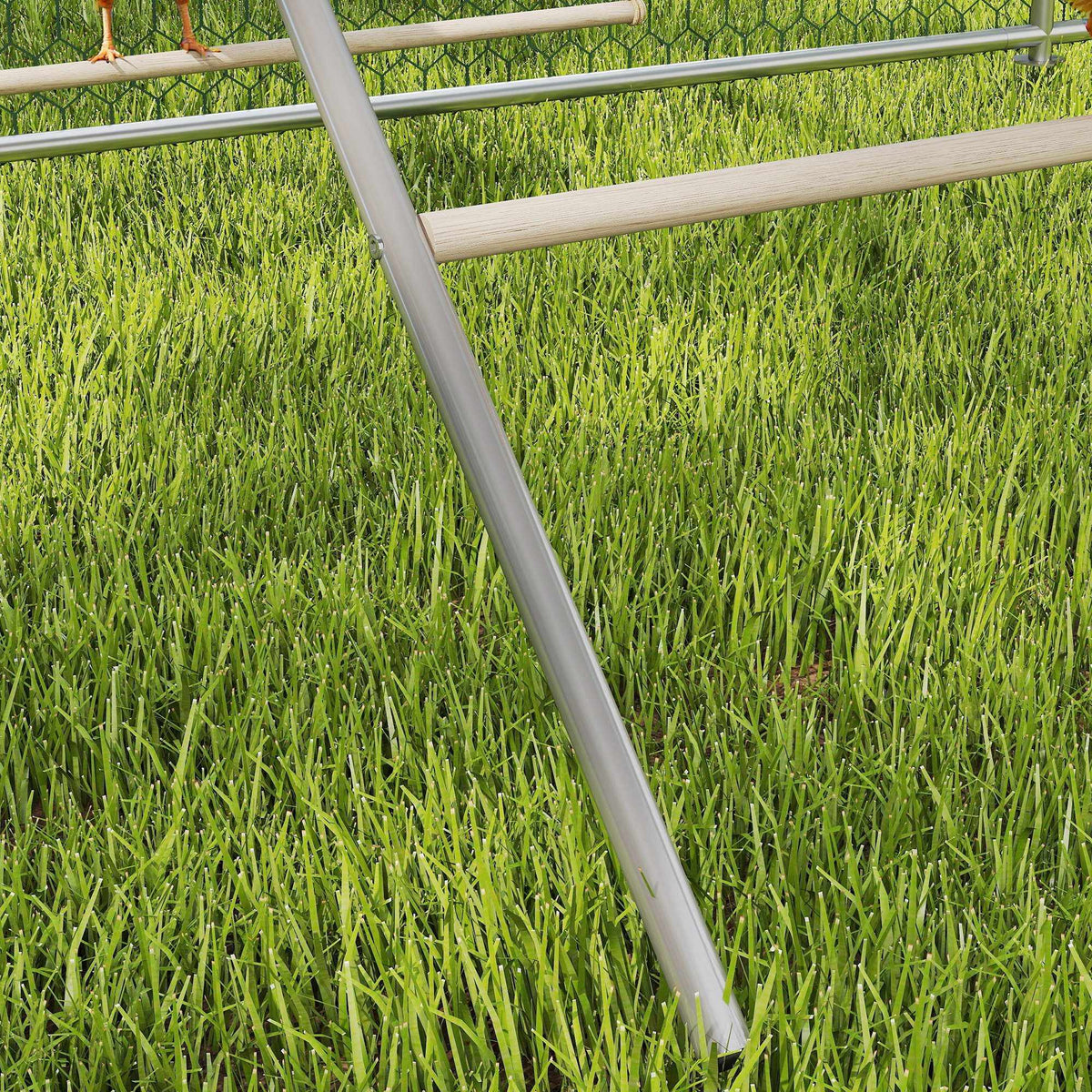 Chicken Playground with Adjustable Swing, 4 Perches, 82x150x110 cm