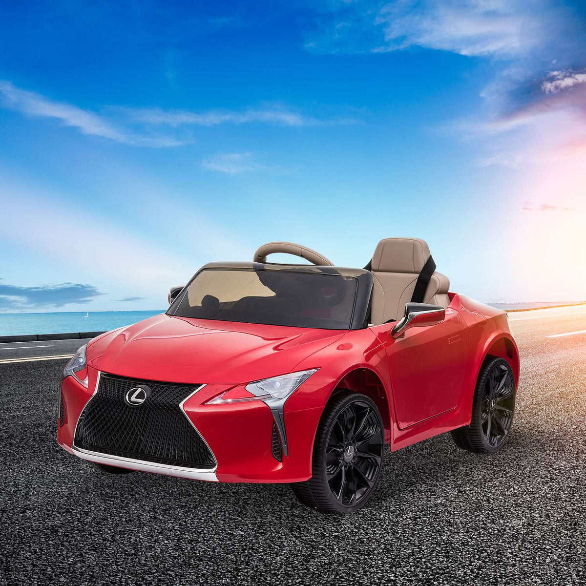 Children'S Car Officially Licensed Lexus Lc500 Electric Car, 2.4G Remote Control, Mp3/Usb, Light & Music, 3-6 Years