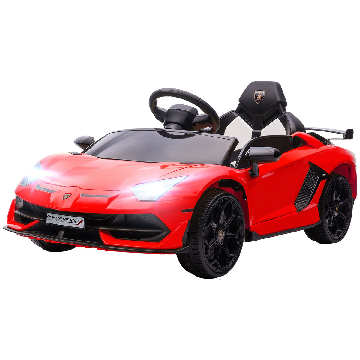 Children'S Electric Car 12V Electric Children'S Vehicle, Electric Vehicle Incl. 2.4G Remote Control, With Mp3 Player, Horn, Light, For 3-5 Years Children