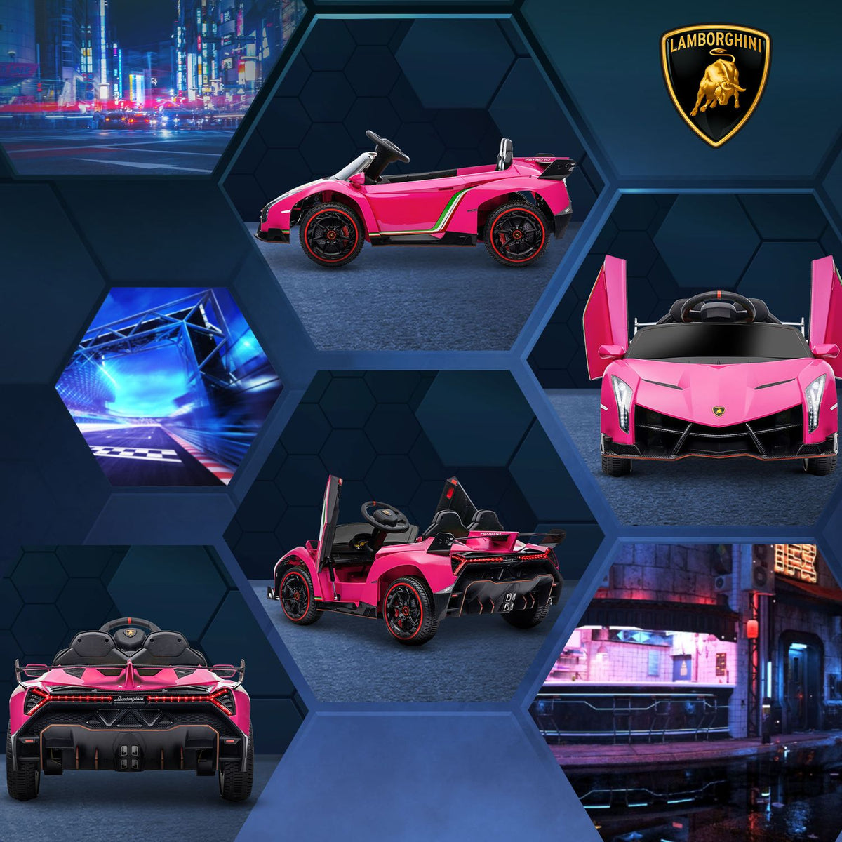 Children'S Electric Car Children'S Car With Display, Remote Control, Children'S Vehicle With Bluetooth, Electric Vehicles With Music Function