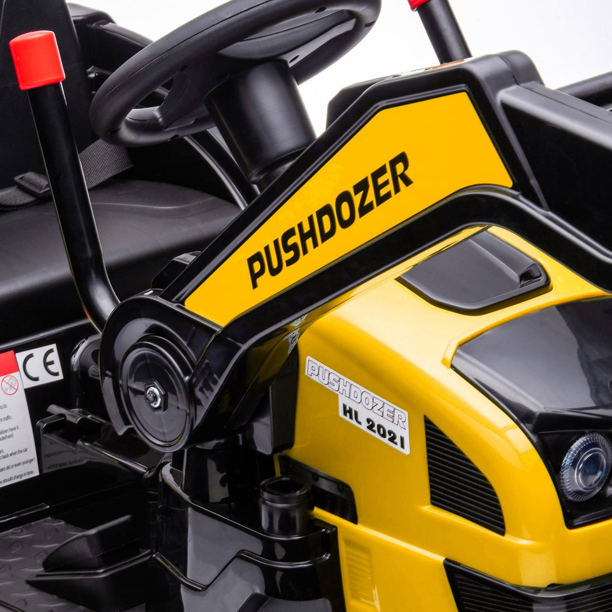 Children'S Electric Excavator Seated Excavator, Ride-On Excavator, With Music And Shovel Arms, 3-5 Years