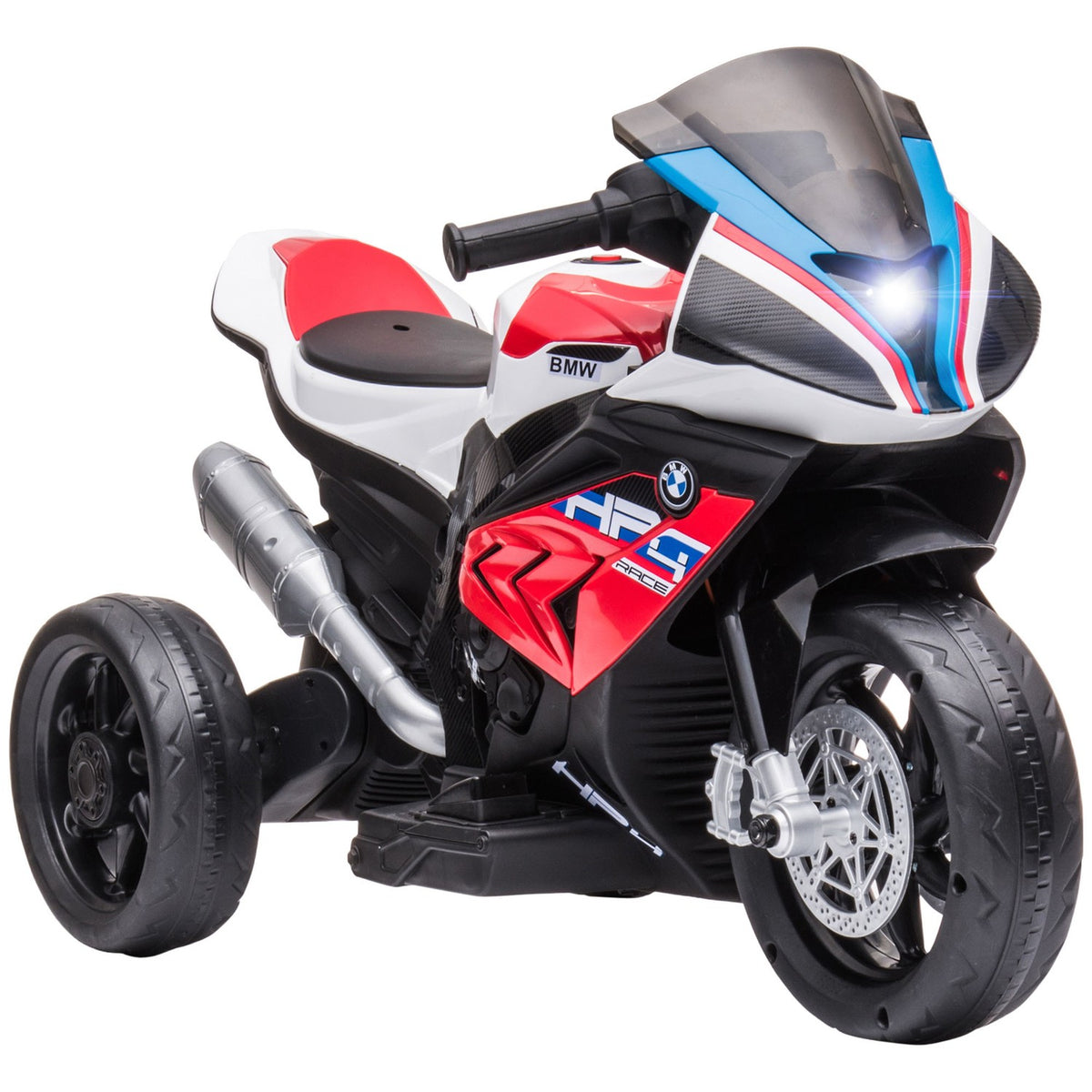 Children'S Electric Motorcycle Children'S Motorcycle 6V Electric Vehicle Electric Tricycle Children'S Vehicle With 3 Music Modes 2.5Km/H From 18 Months Pp Metal Red